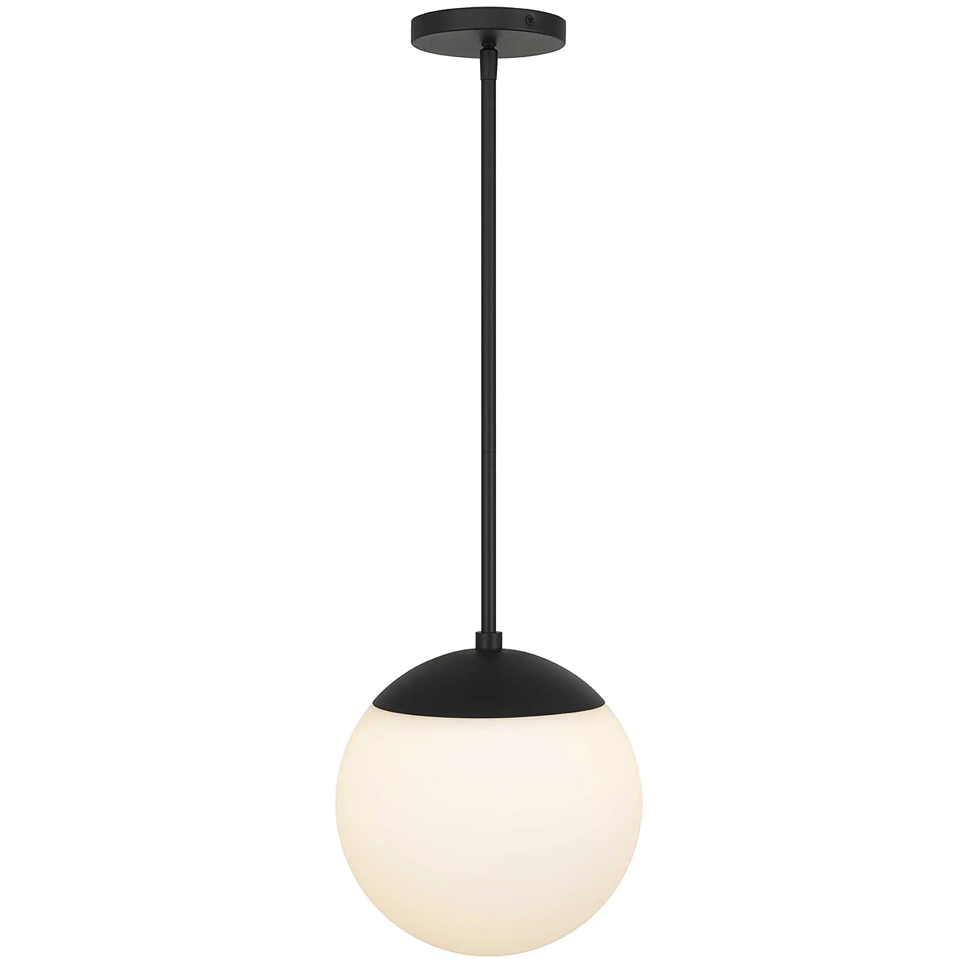 Alteck Rondure 10-Inch Black LED Outdoor Pendant Light - AP0072-5CCT-W-BK - Product Image 4