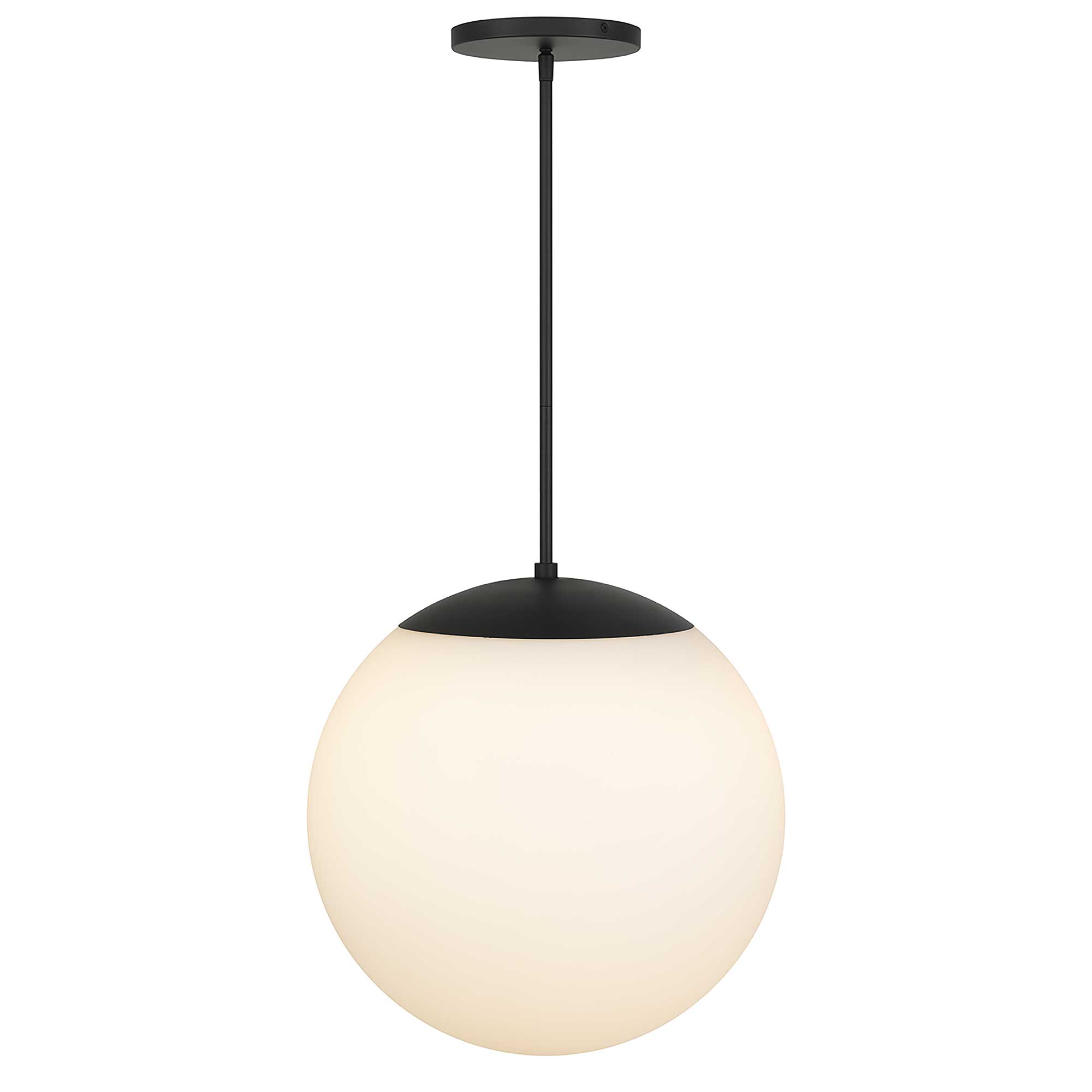Alteck Rondure 18-Inch Black LED Outdoor Pendant Light - AP0074-5CCT-W-BK - Product Image 4