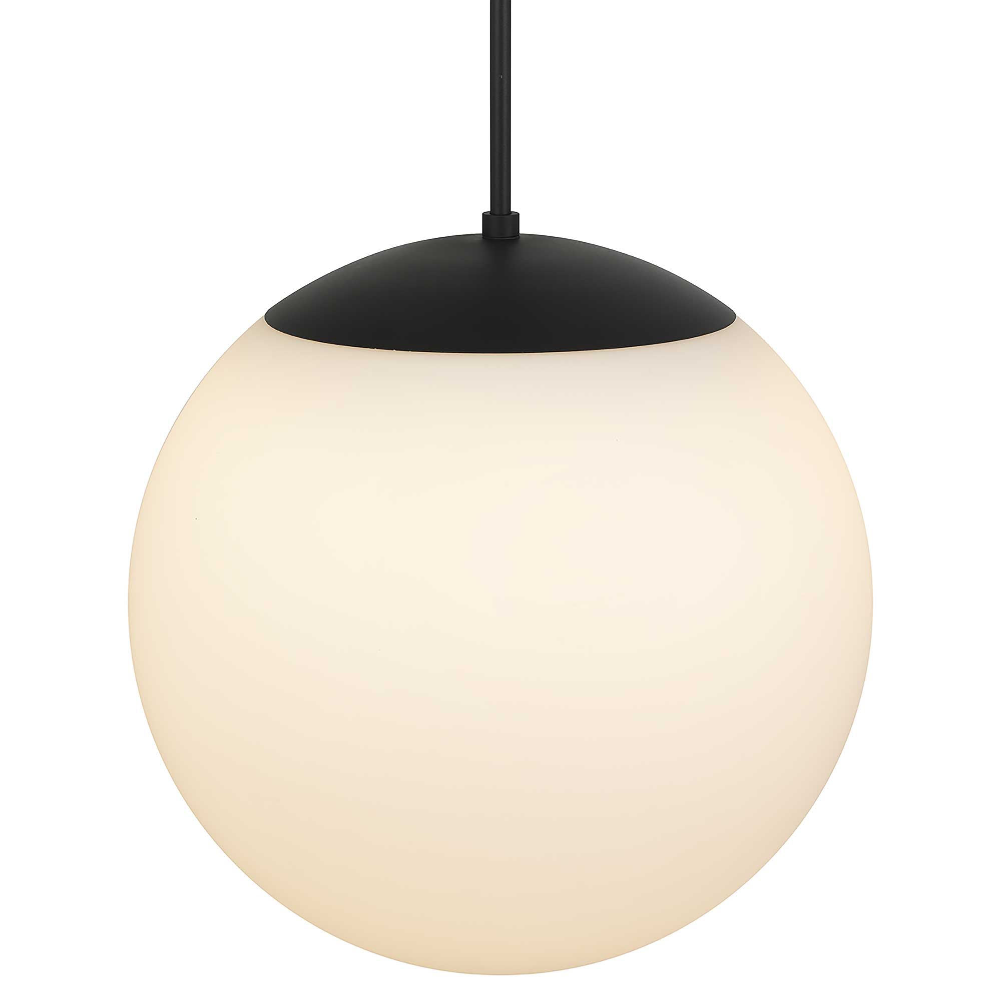 Alteck Rondure 18-Inch Black LED Outdoor Pendant Light - AP0074-5CCT-W-BK - Product Image 5