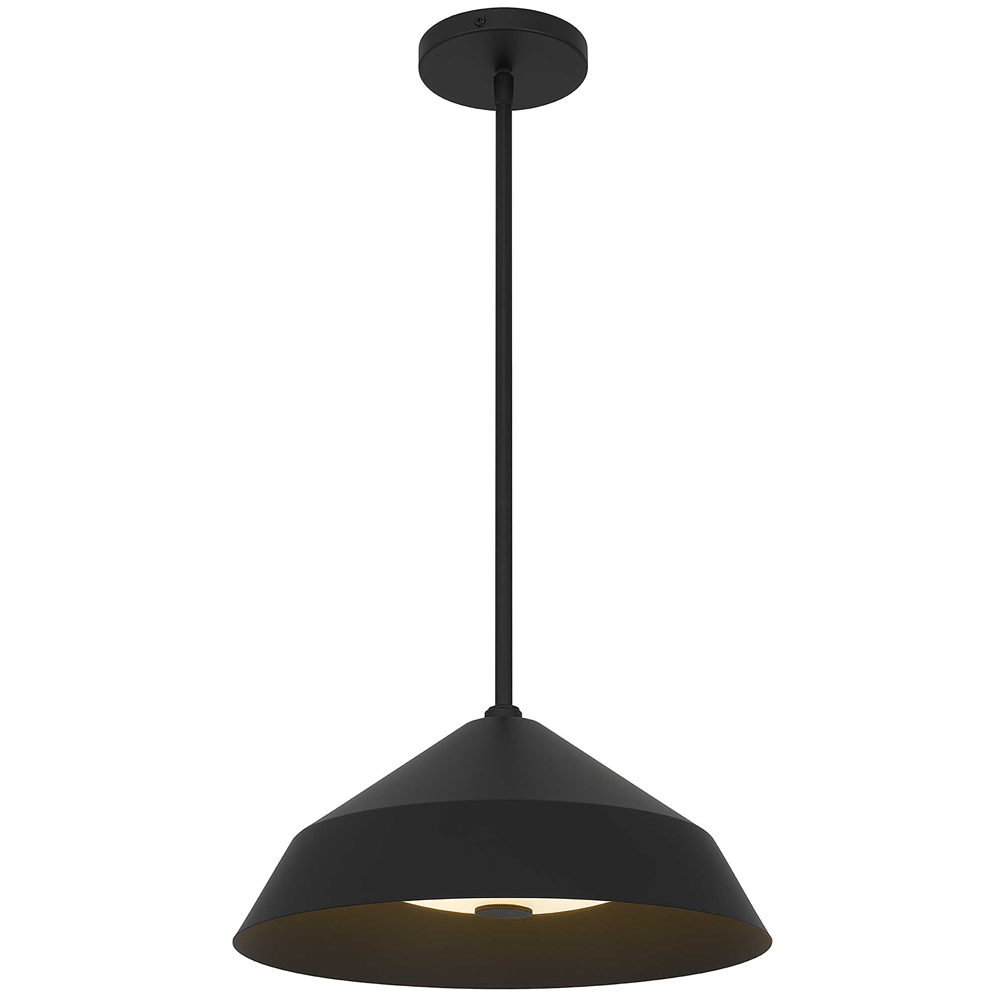 Alteck Nin 14-Inch Black LED Outdoor Pendant Light - AP0075-5CCT-W-BK