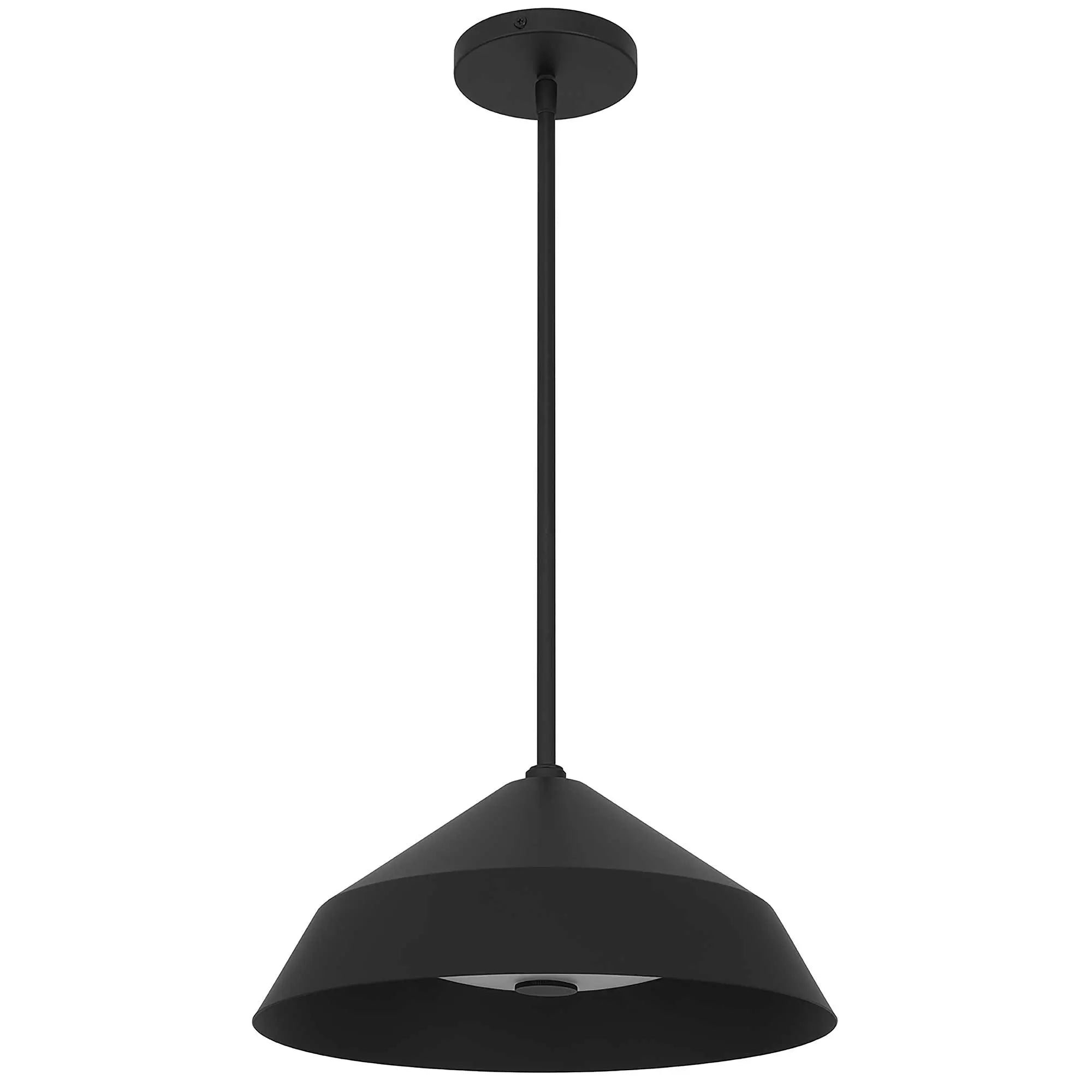 Alteck Nin 14-Inch Black LED Outdoor Pendant Light - AP0075-5CCT-W-BK - Product Image 2