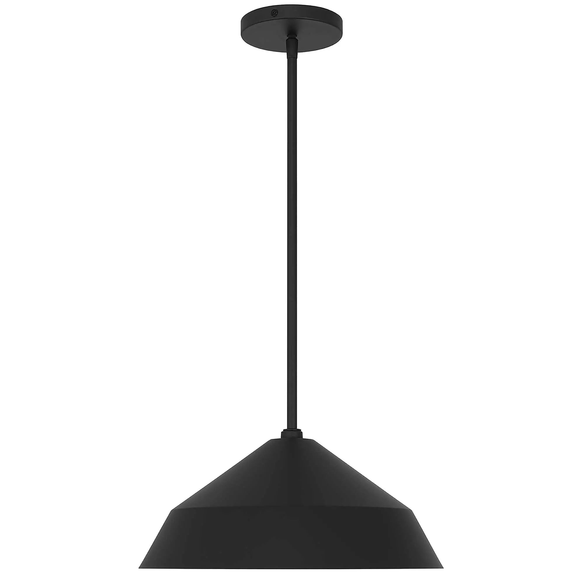 Alteck Nin 14-Inch Black LED Outdoor Pendant Light - AP0075-5CCT-W-BK - Product Image 3