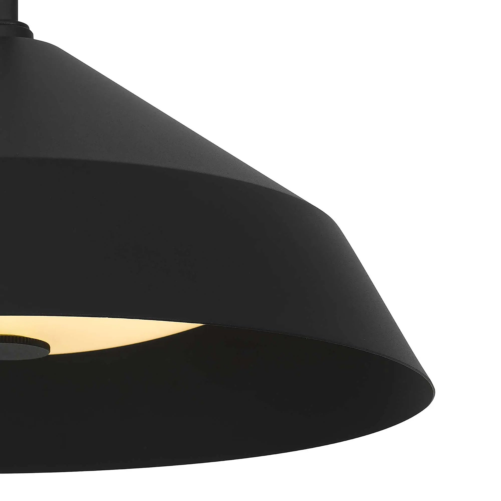 Alteck Nin 14-Inch Black LED Outdoor Pendant Light - AP0075-5CCT-W-BK - Product Image 5