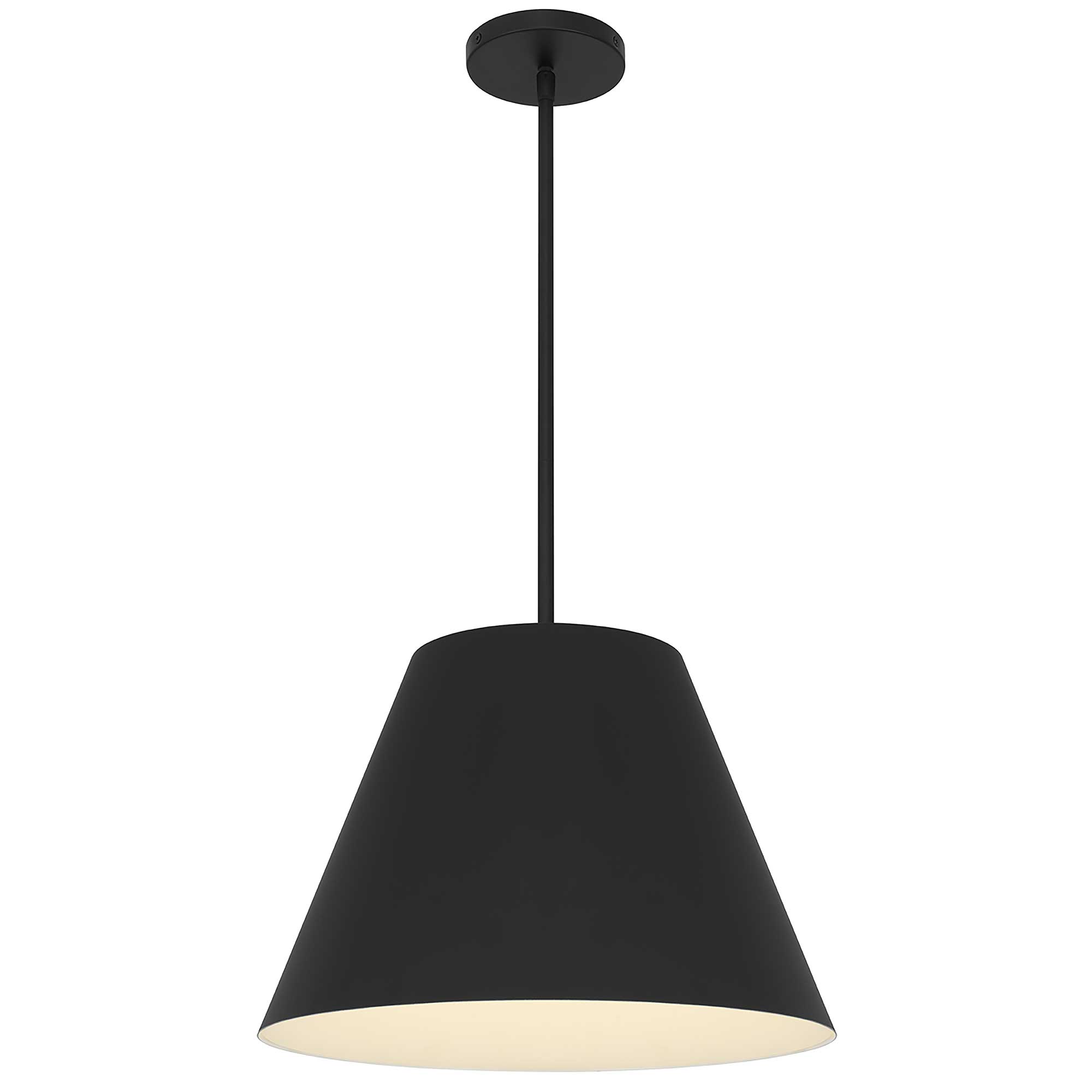 Alteck Jaz 16-Inch Black LED Outdoor Pendant Light - AP0077-5CCT-W-BK