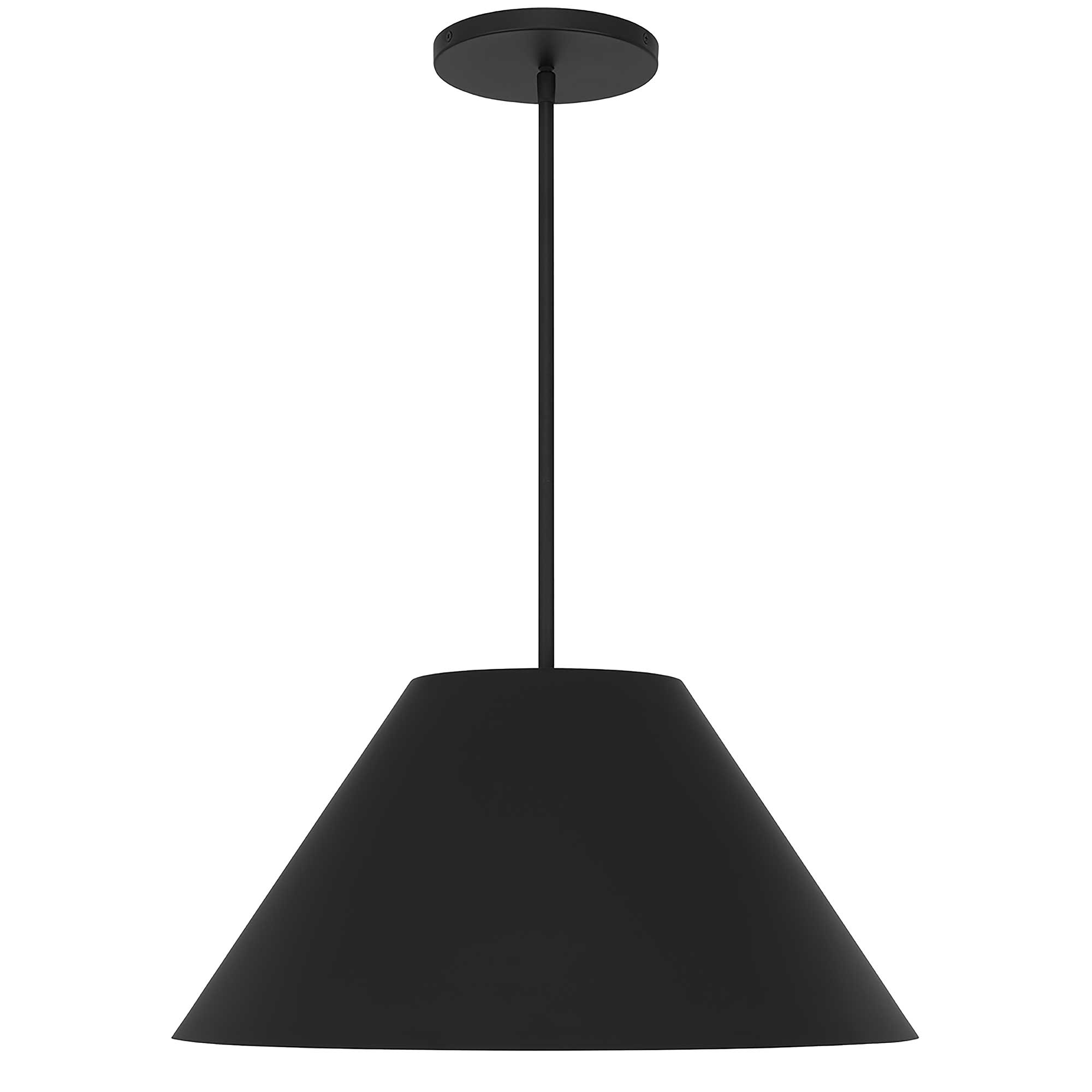 Alteck Jaz 21.875-Inch Black LED Outdoor Pendant Light - AP0078-5CCT-W-BK - Product Image 3