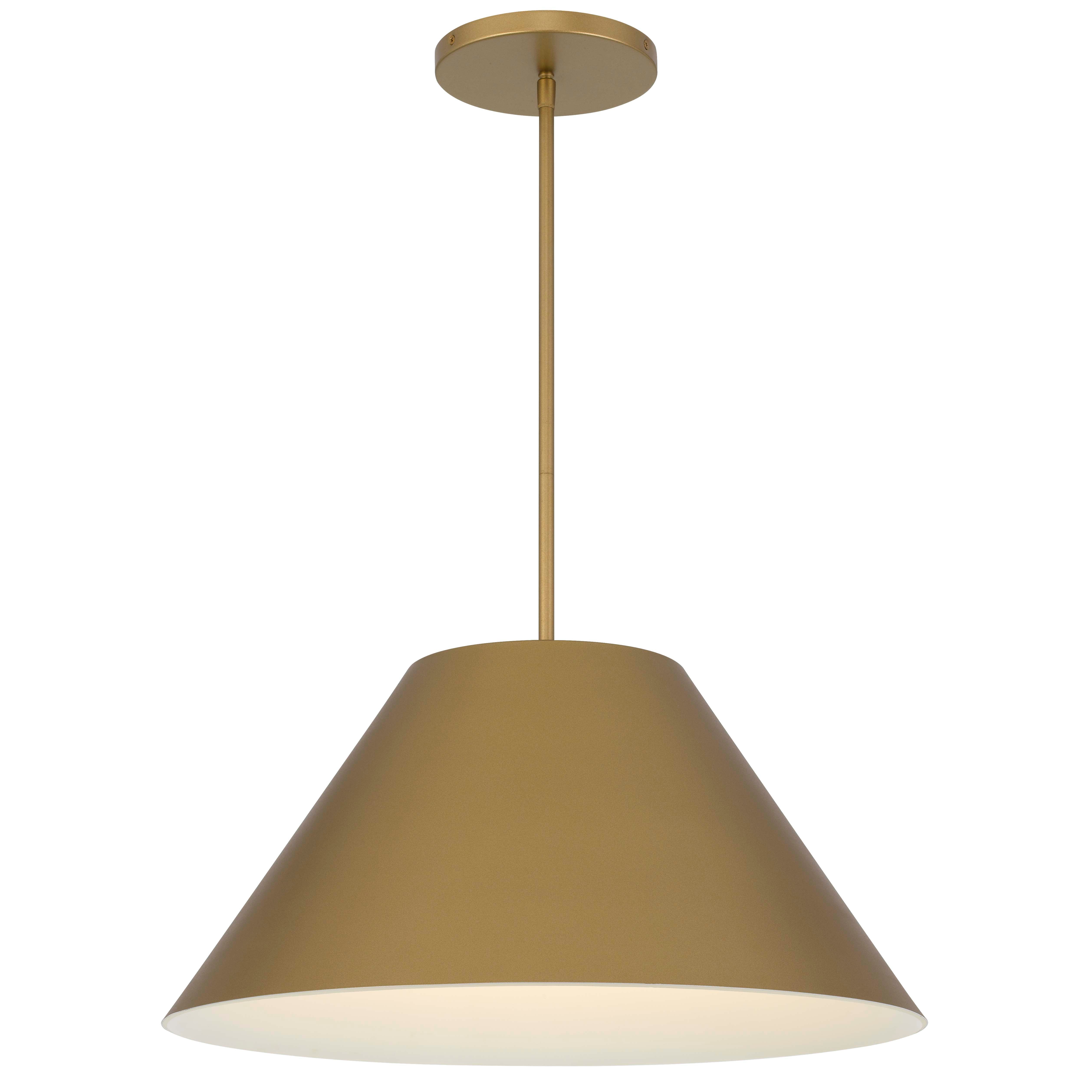 Alteck Jaz 21.875-Inch Painted brass LED Outdoor Pendant Light - AP0078-5CCT-W-PB