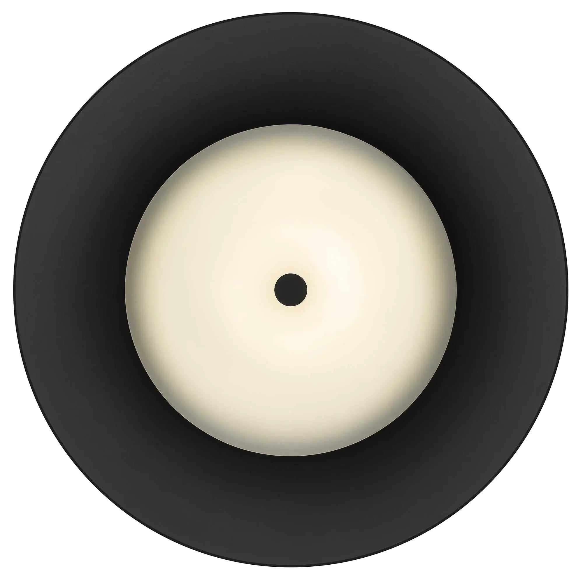 Alteck Half Round 23.625-Inch Black 5-CCT LED Outdoor Pendant Light - Wet Rated - AP0083-5CCT-W-BK Alteck