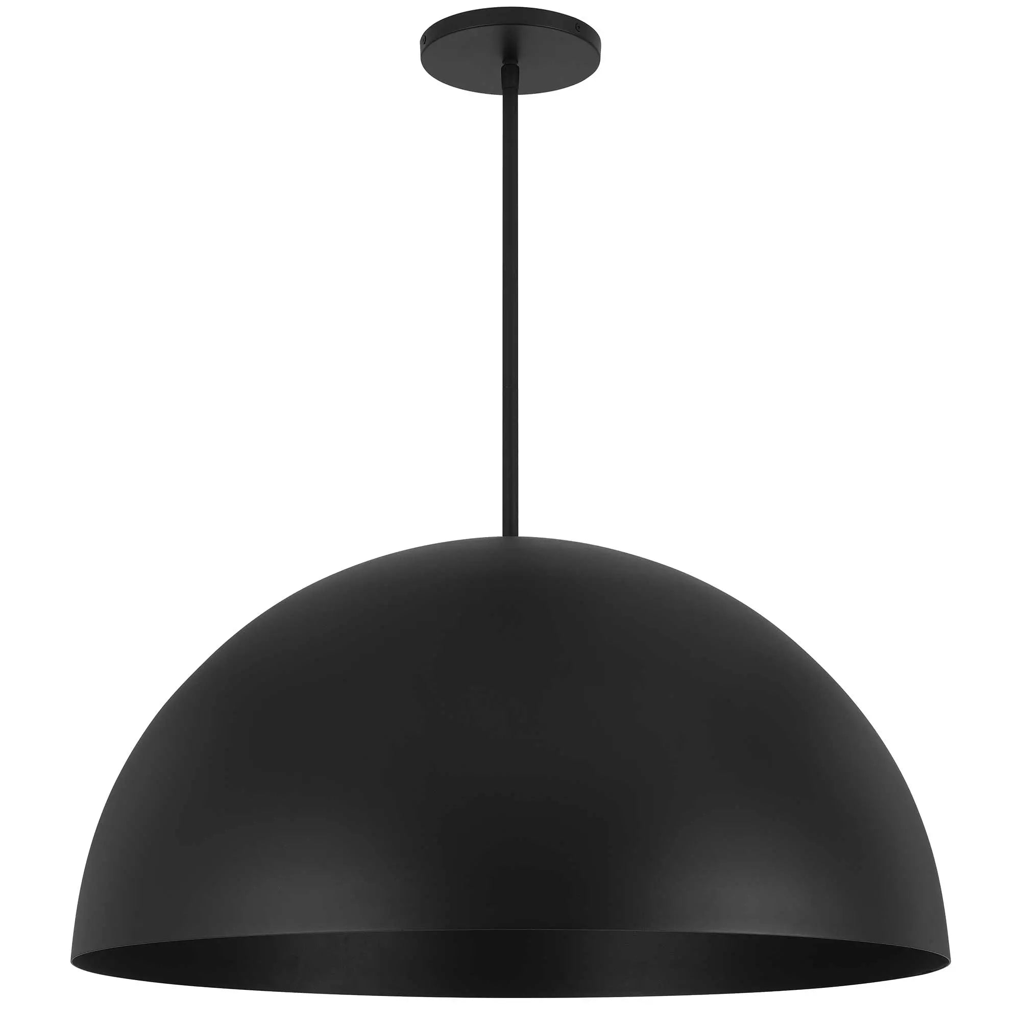 Alteck Half Round 31.5-Inch Black LED Outdoor Pendant Light - AP0084-5CCT-W-BK - Product Image 2