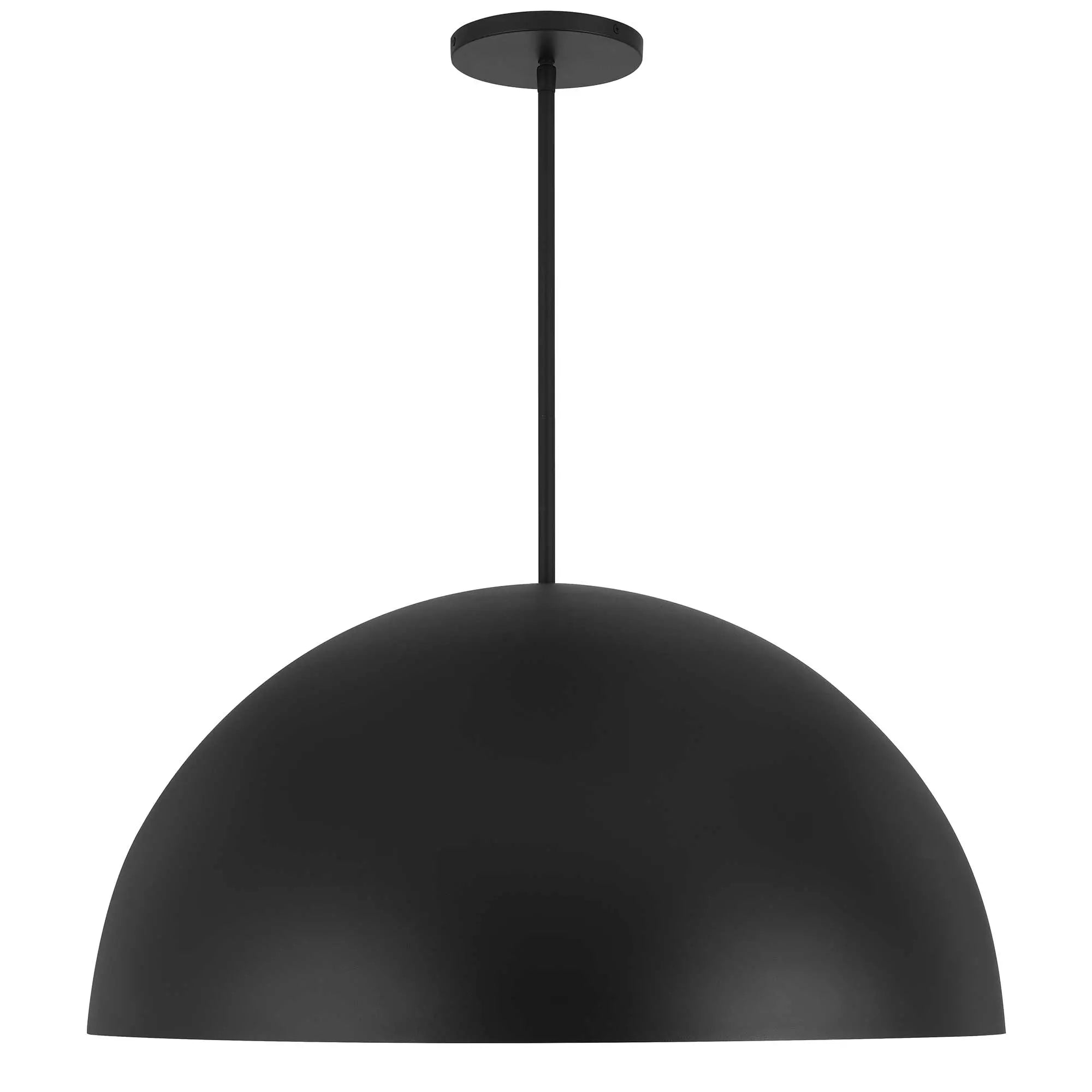 Alteck Half Round 31.5-Inch Black LED Outdoor Pendant Light - AP0084-5CCT-W-BK - Product Image 3