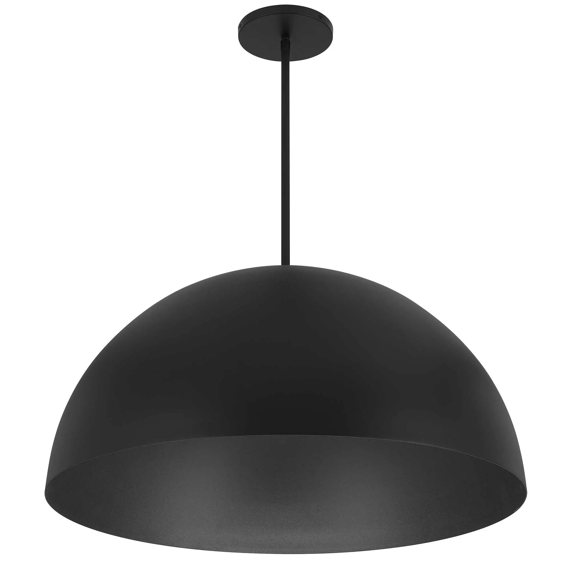 Alteck Half Round 31.5-Inch Black LED Outdoor Pendant Light - AP0084-5CCT-W-BK - Product Image 4
