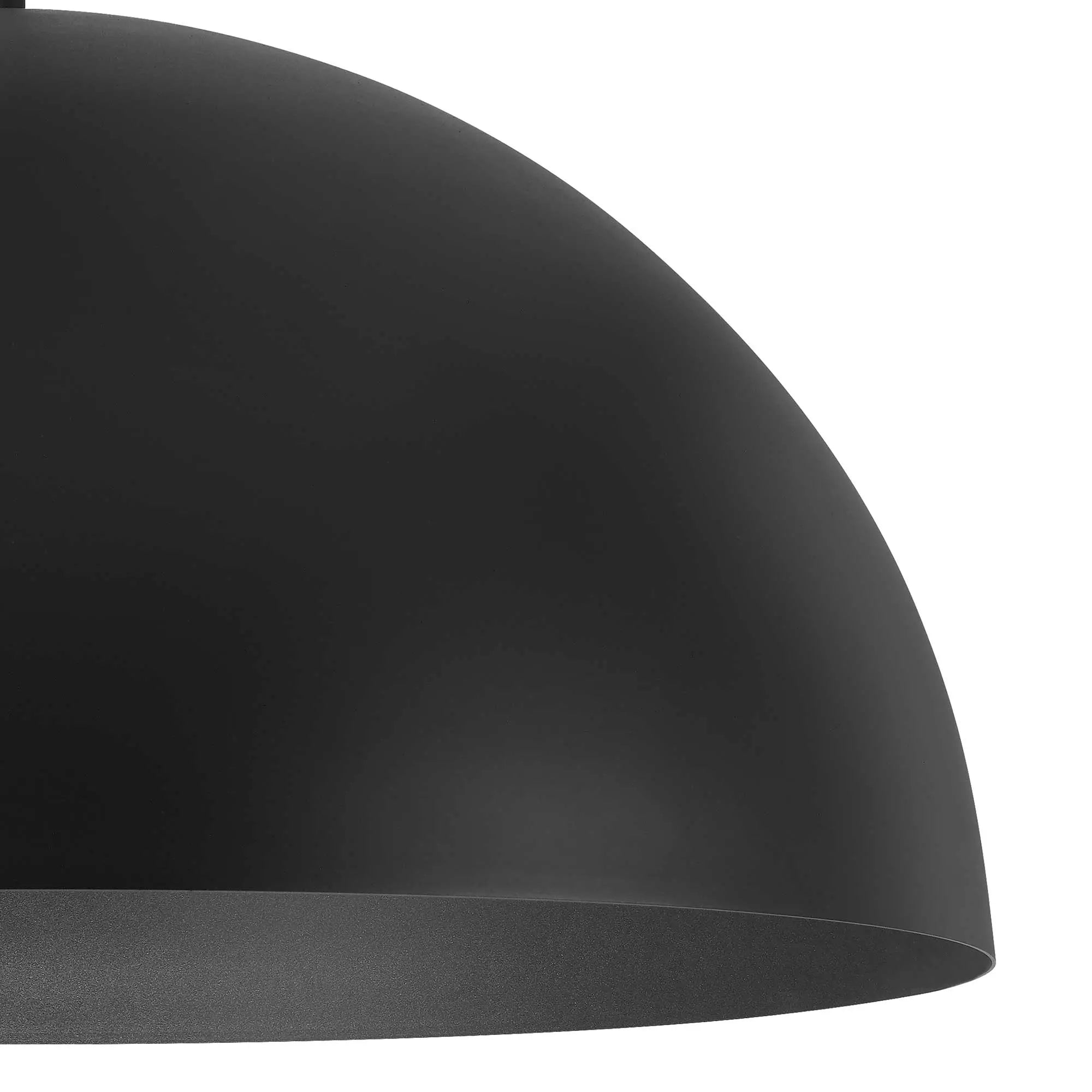 Alteck Half Round 31.5-Inch Black LED Outdoor Pendant Light - AP0084-5CCT-W-BK - Product Image 5