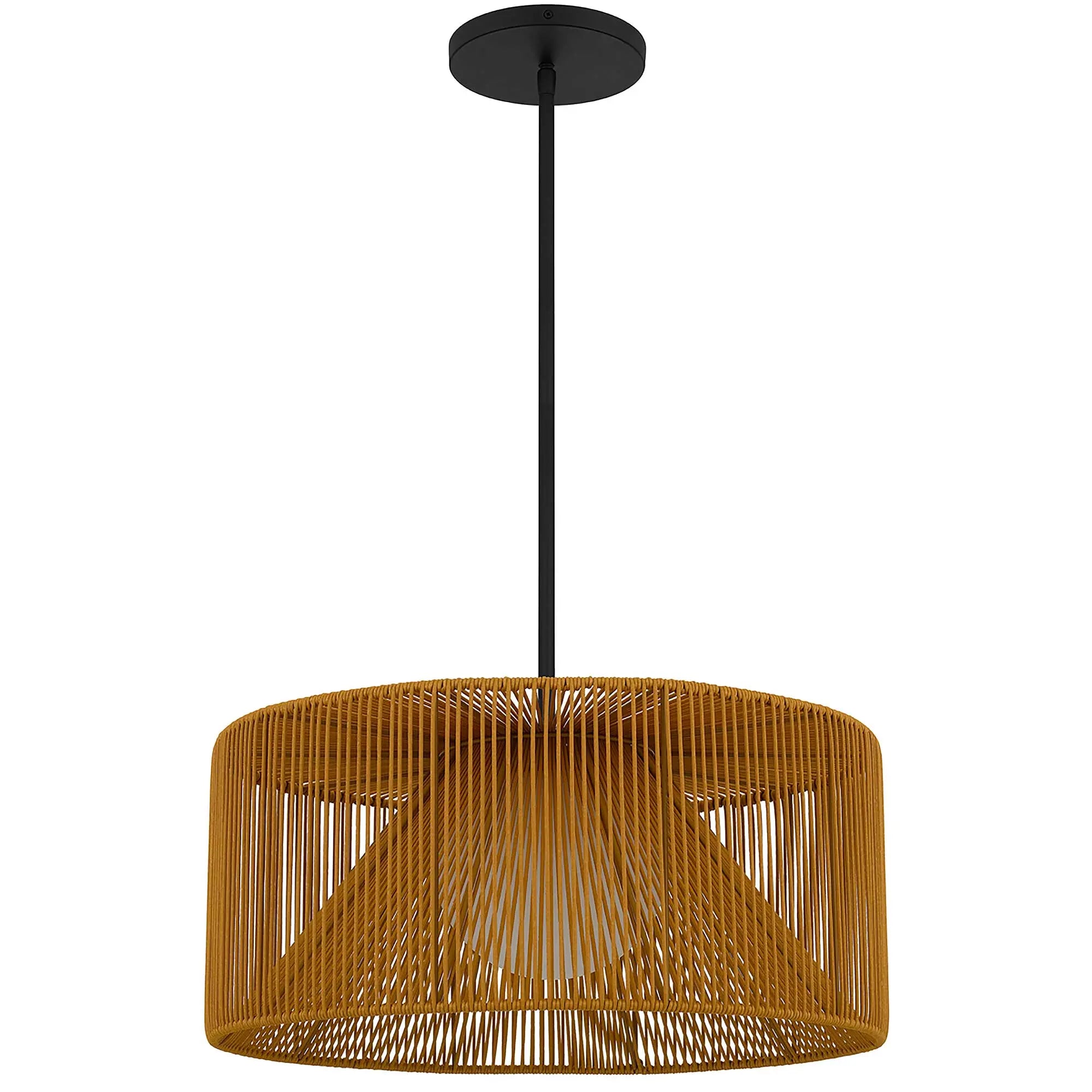 Alteck Key West 22-Inch Black LED Outdoor Pendant Light - AP0149-5CCT-W-BK - Product Image 2