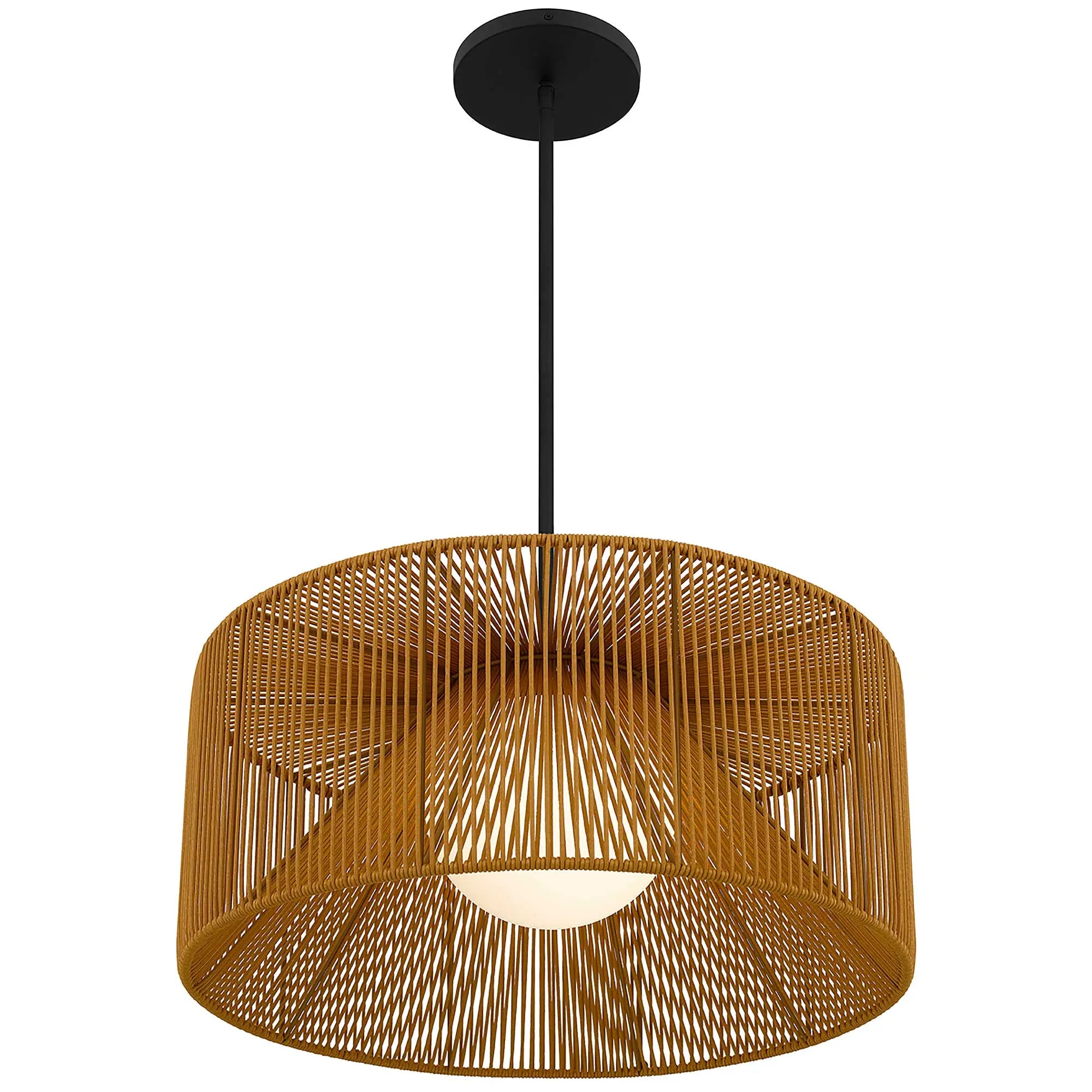Alteck Key West 22-Inch Black LED Outdoor Pendant Light - AP0149-5CCT-W-BK - Product Image 4