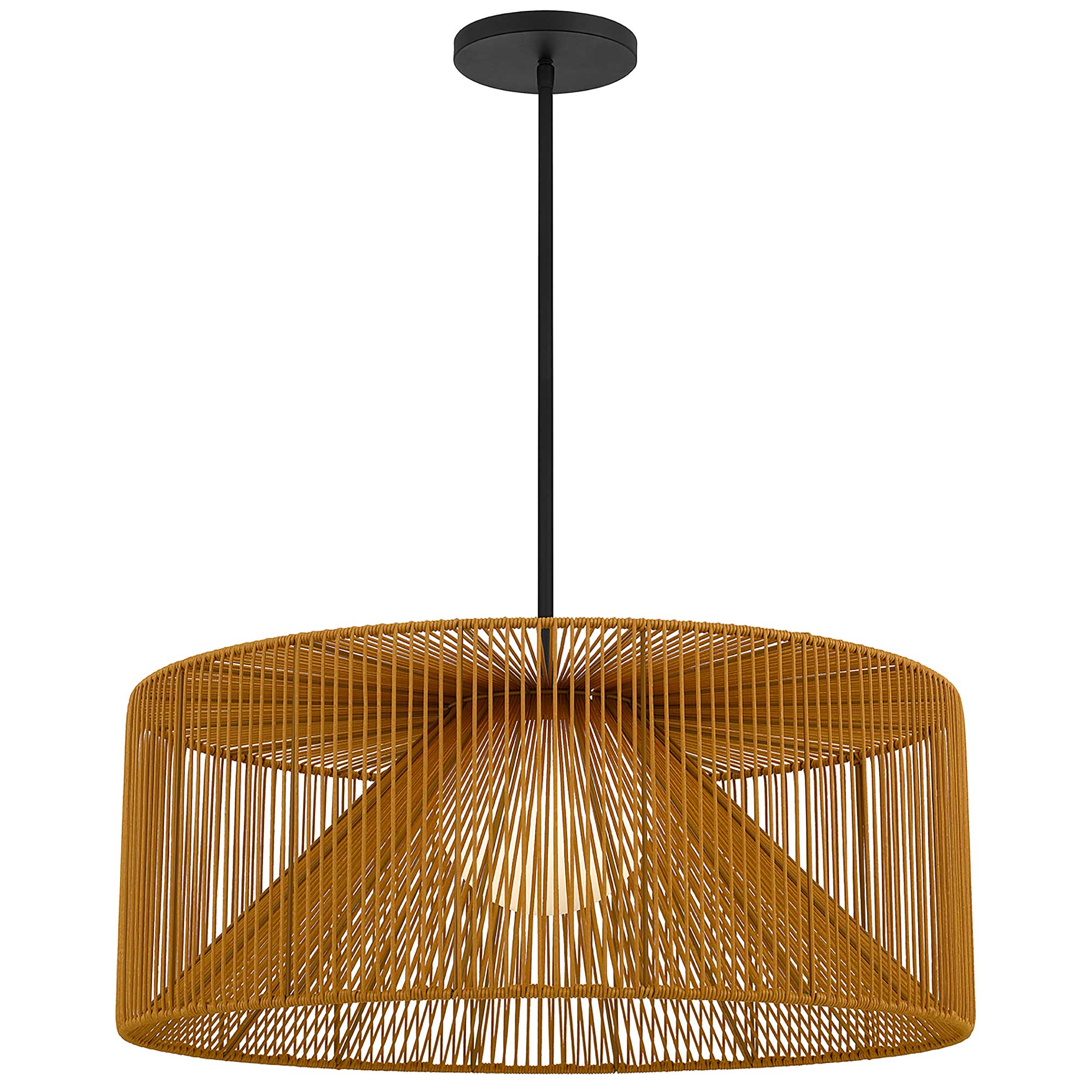 Alteck Key West 30-Inch Black LED Outdoor Pendant Light - AP0150-5CCT-W-BK