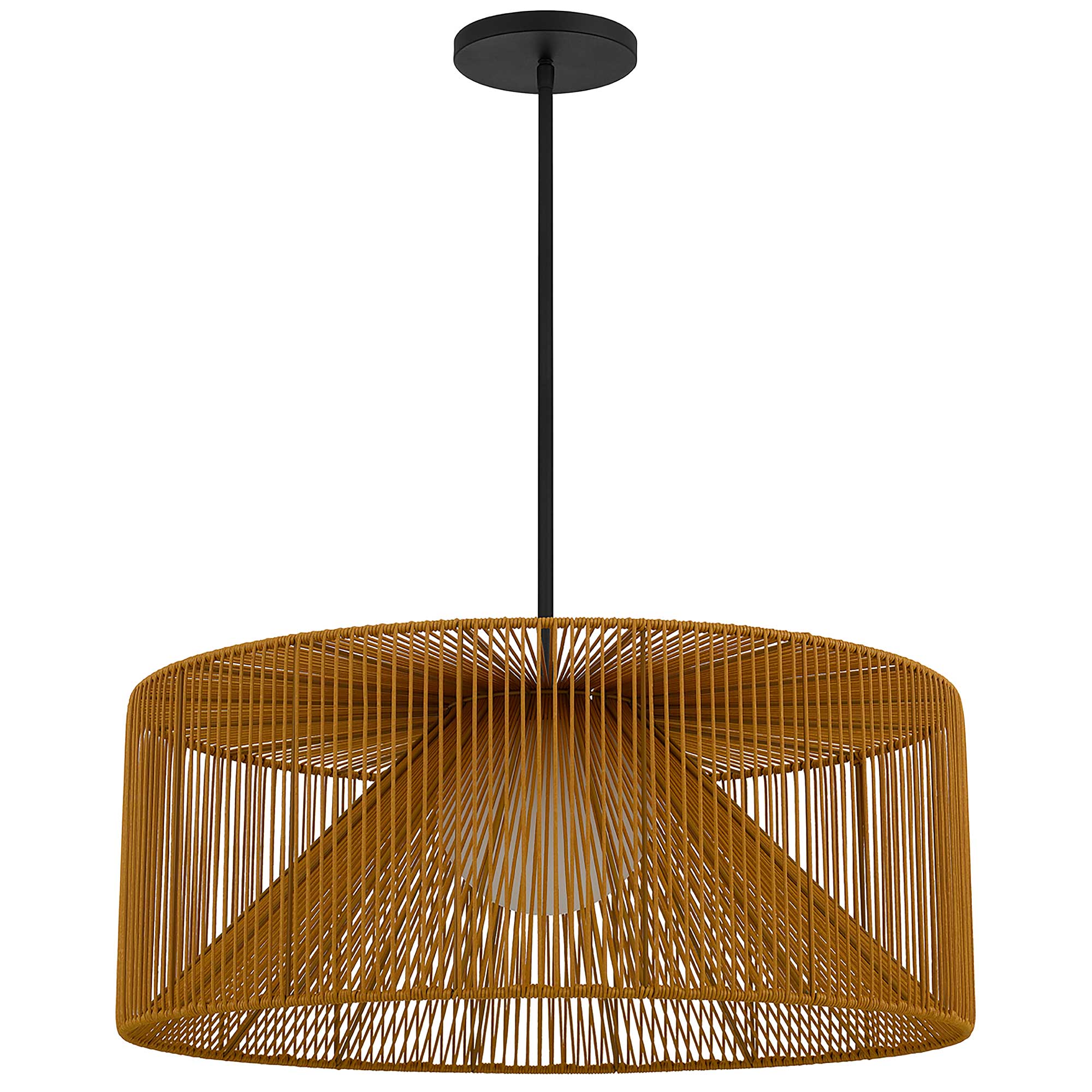 Alteck Key West 30-Inch Black LED Outdoor Pendant Light - AP0150-5CCT-W-BK - Product Image 2