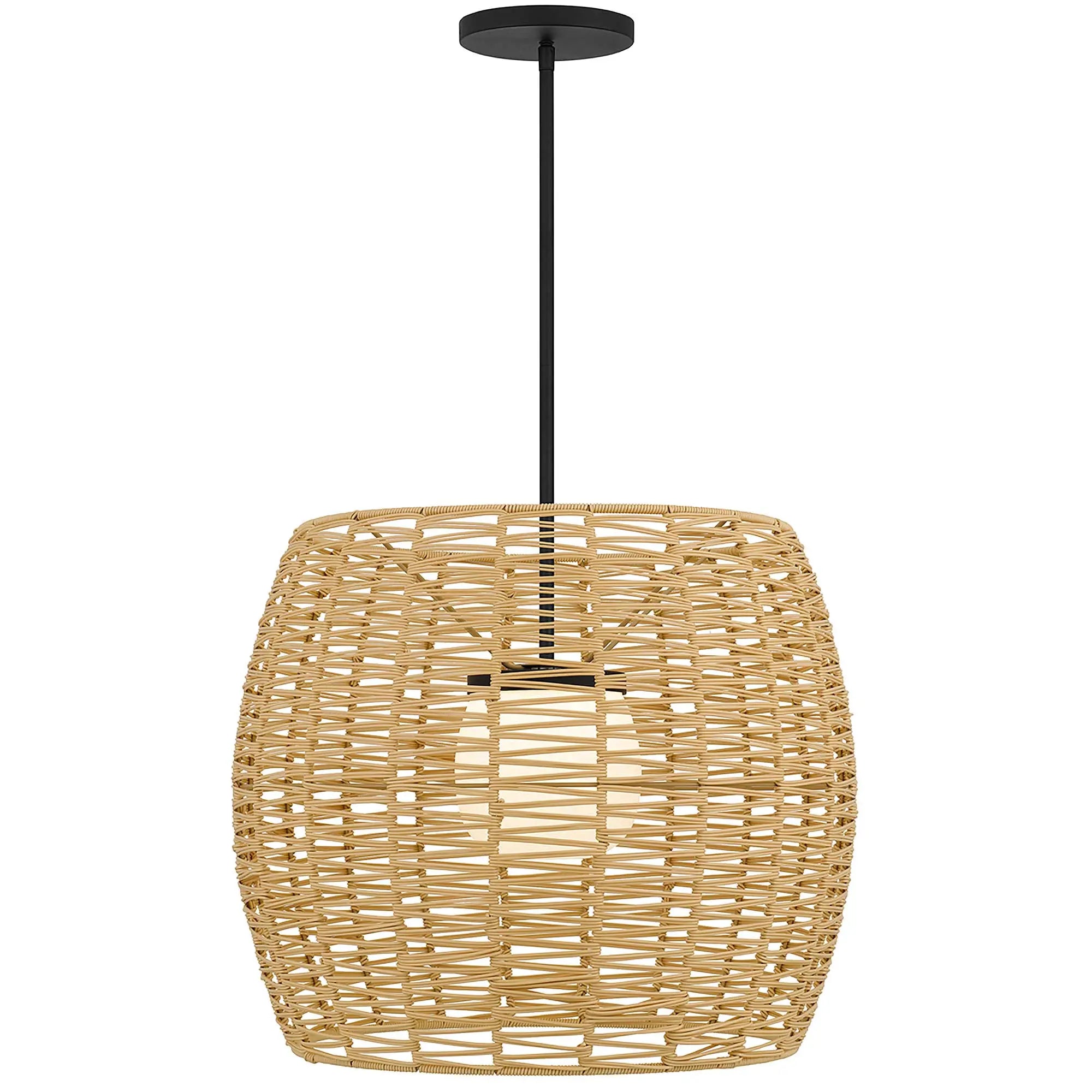 Alteck Aruba 24-Inch Black LED Outdoor Pendant Light - AP0151-5CCT-W-BK - Product Image 3