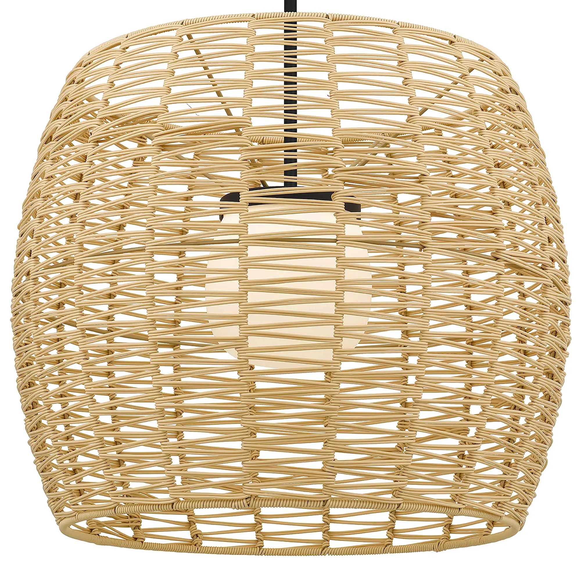 Alteck Aruba 24-Inch Black LED Outdoor Pendant Light - AP0151-5CCT-W-BK - Product Image 5