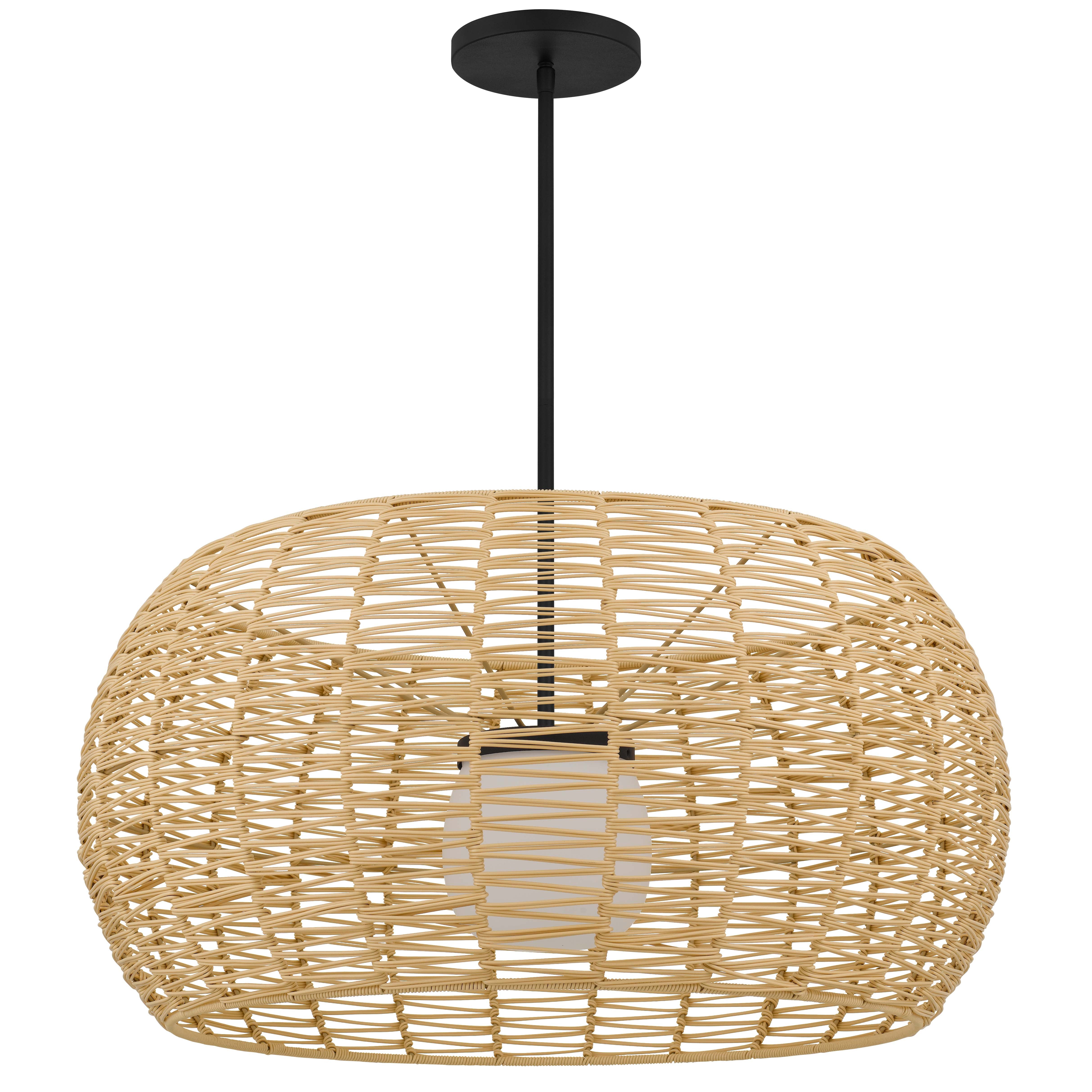 Alteck Aruba 32-Inch Black LED Outdoor Pendant Light - AP0152-5CCT-W-BK - Product Image 2