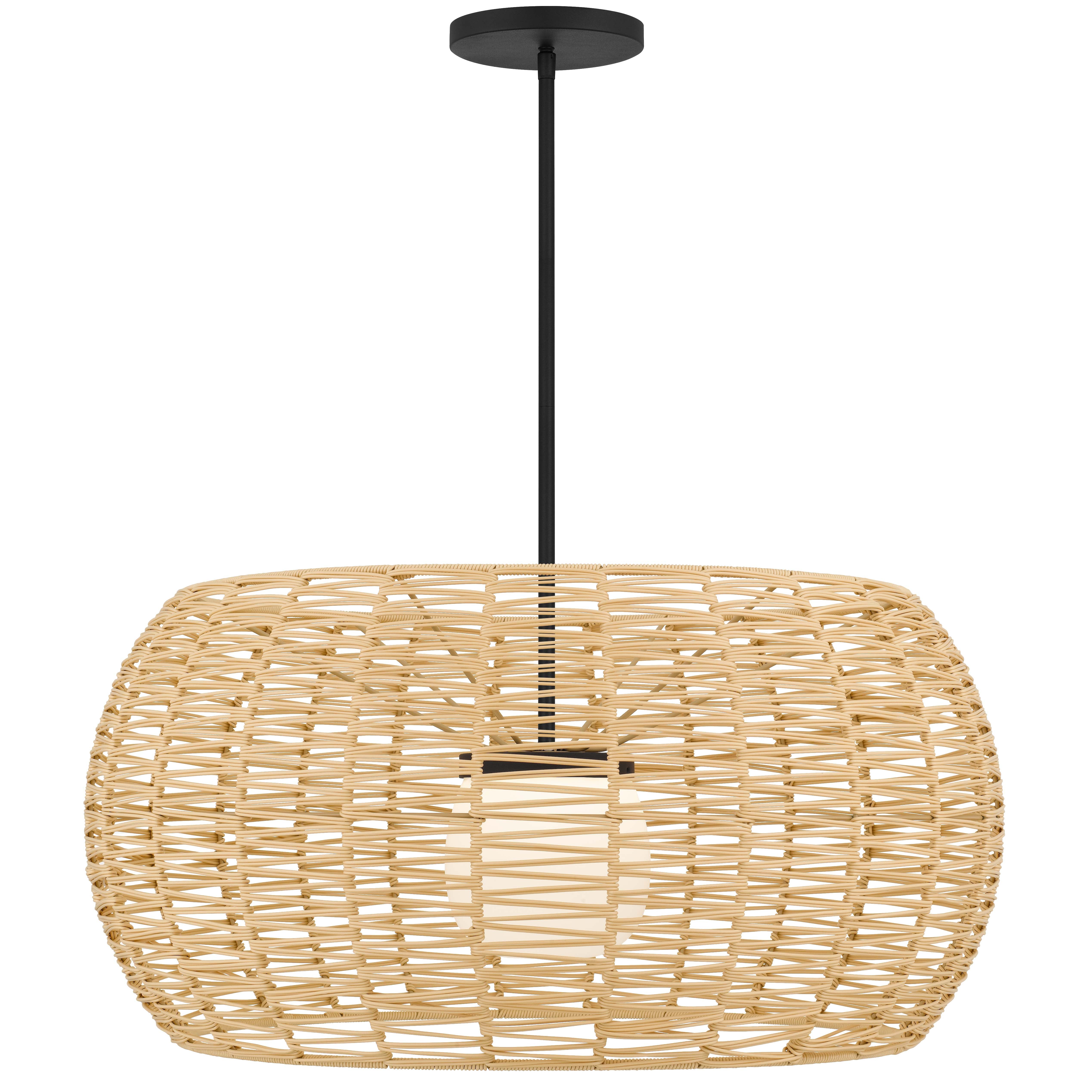 Alteck Aruba 32-Inch Black LED Outdoor Pendant Light - AP0152-5CCT-W-BK - Product Image 3