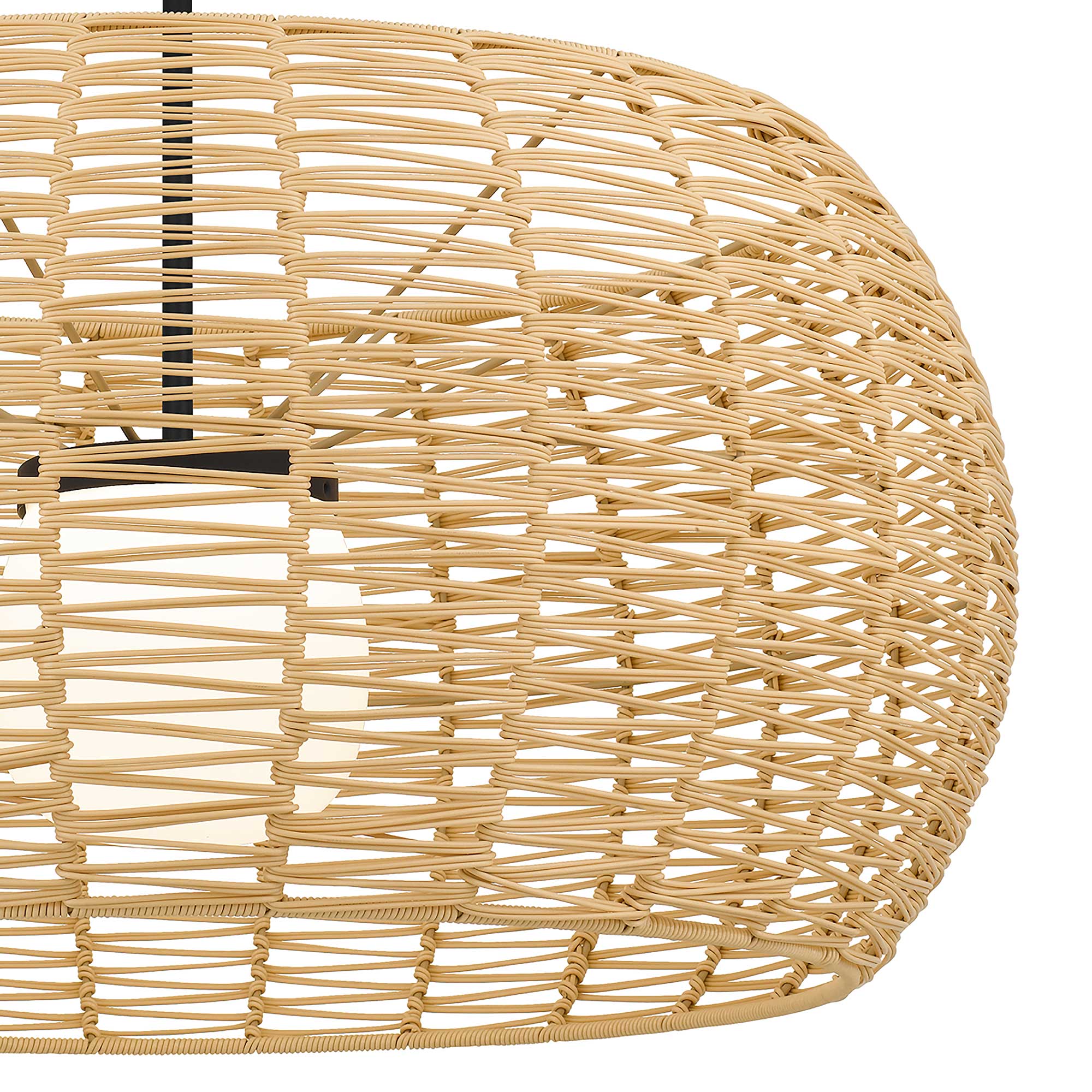 Alteck Aruba 32-Inch Black LED Outdoor Pendant Light - AP0152-5CCT-W-BK - Product Image 5