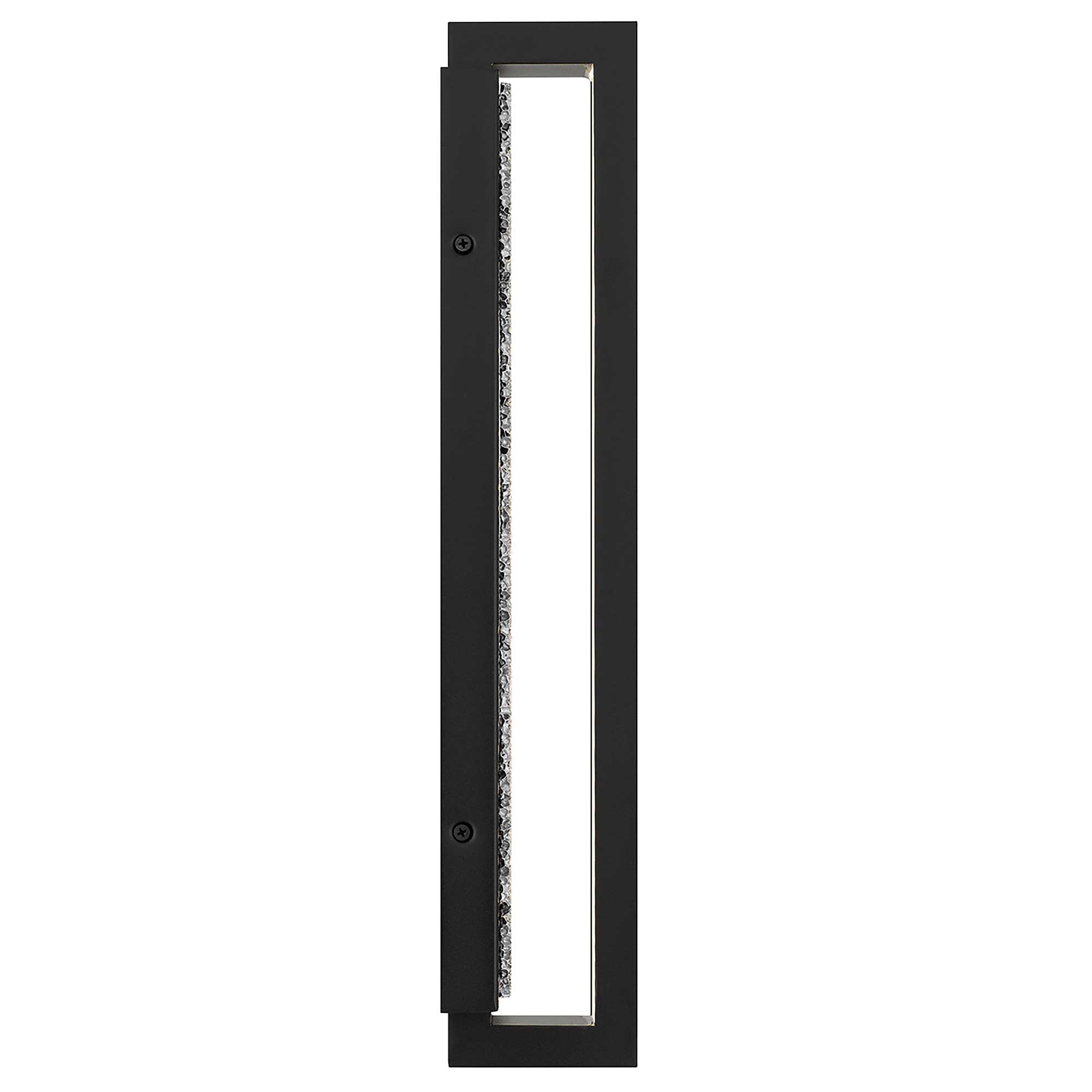 Alteck Seafoam 19-Inch Black 3-CCT LED Outdoor Wall Light - AW0005-3CCT-W-BK - Product Image 4