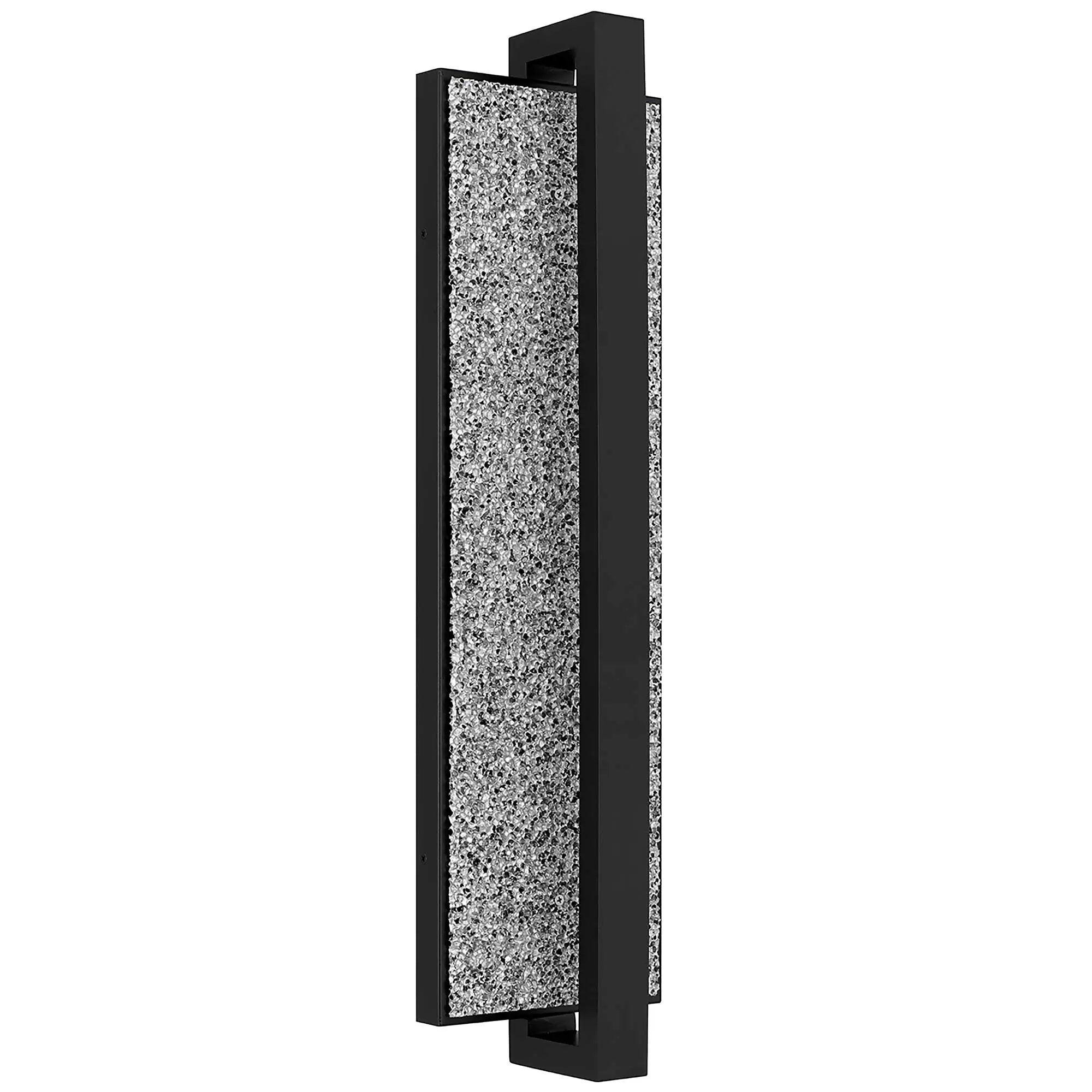 Alteck Seafoam 26-Inch Black 3-CCT LED Outdoor Wall Light - AW0006-3CCT-W-BK - Product Image 2