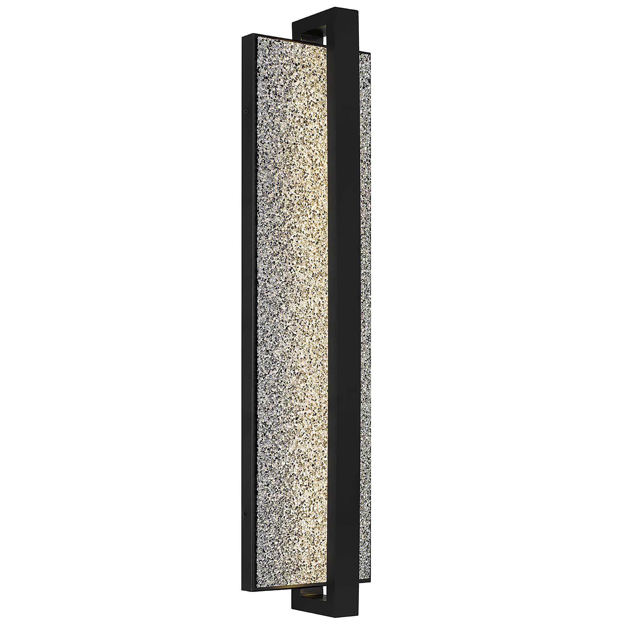 Alteck Seafoam 32-Inch Black 3-CCT LED Outdoor Wall Light - AW0007-3CCT-W-BK