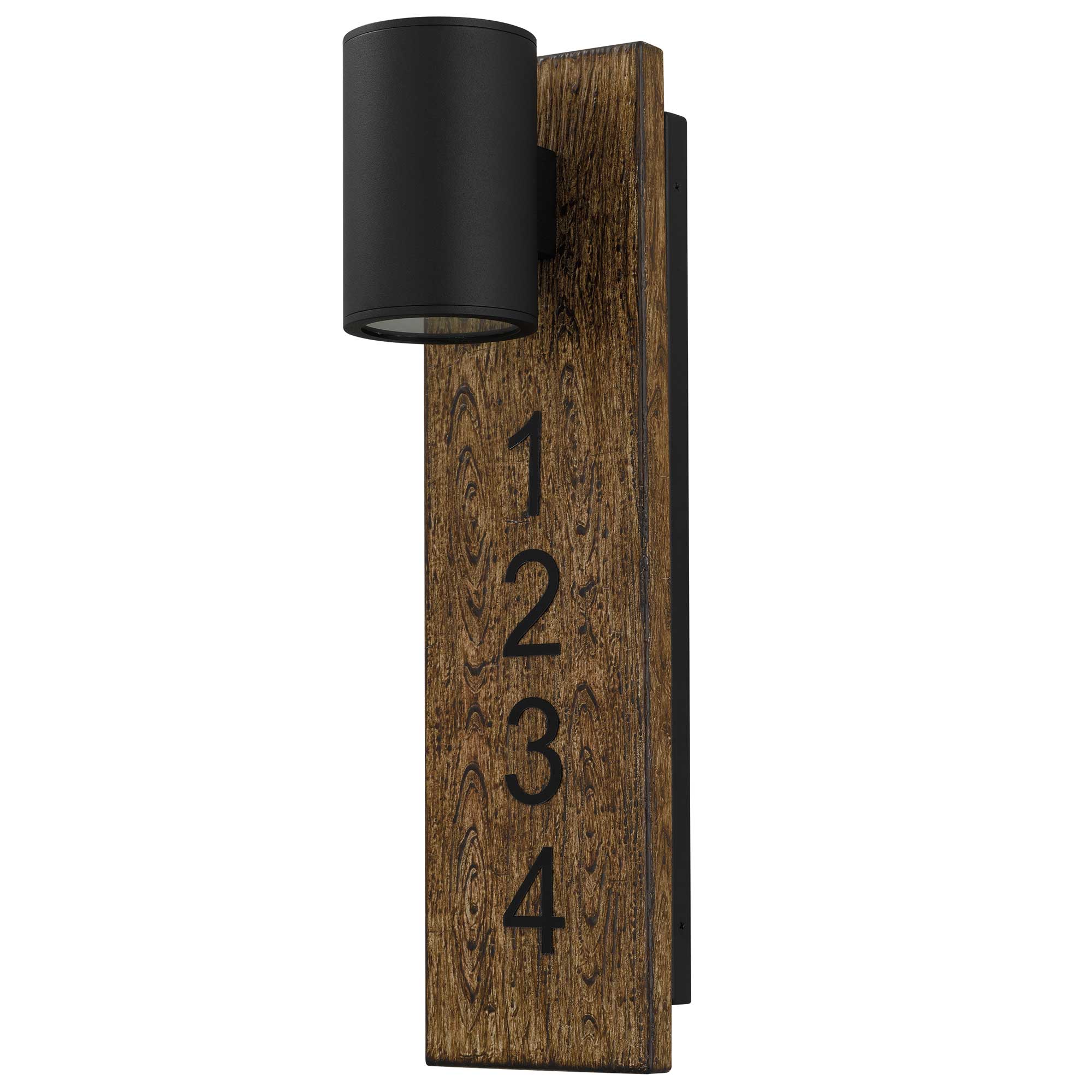 Alteck Woodone 19-Inch Black 3-CCT LED Outdoor Wall Light - AW0010-3CCT-W-BK - Product Image 2