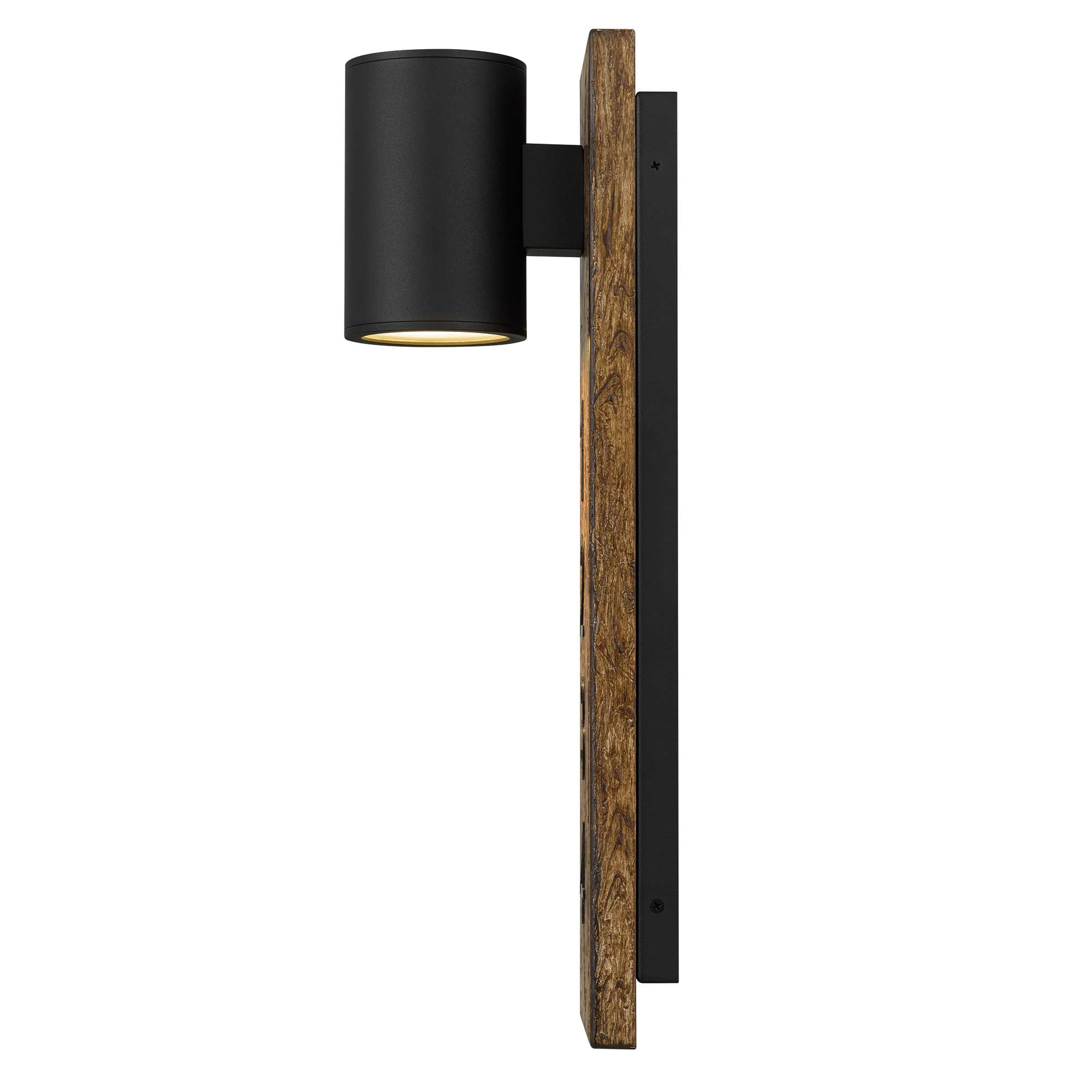 Alteck Woodone 19-Inch Black 3-CCT LED Outdoor Wall Light - AW0010-3CCT-W-BK - Product Image 4