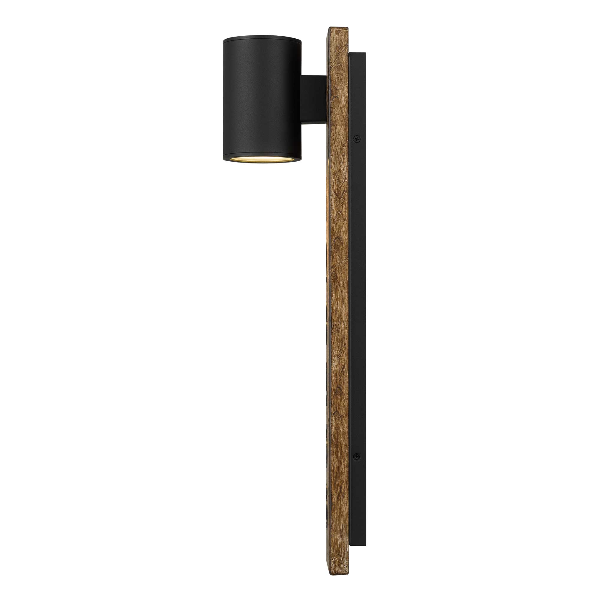 Alteck Woodone 26-Inch Black 3-CCT LED Outdoor Wall Light - AW0011-3CCT-W-BK - Product Image 4