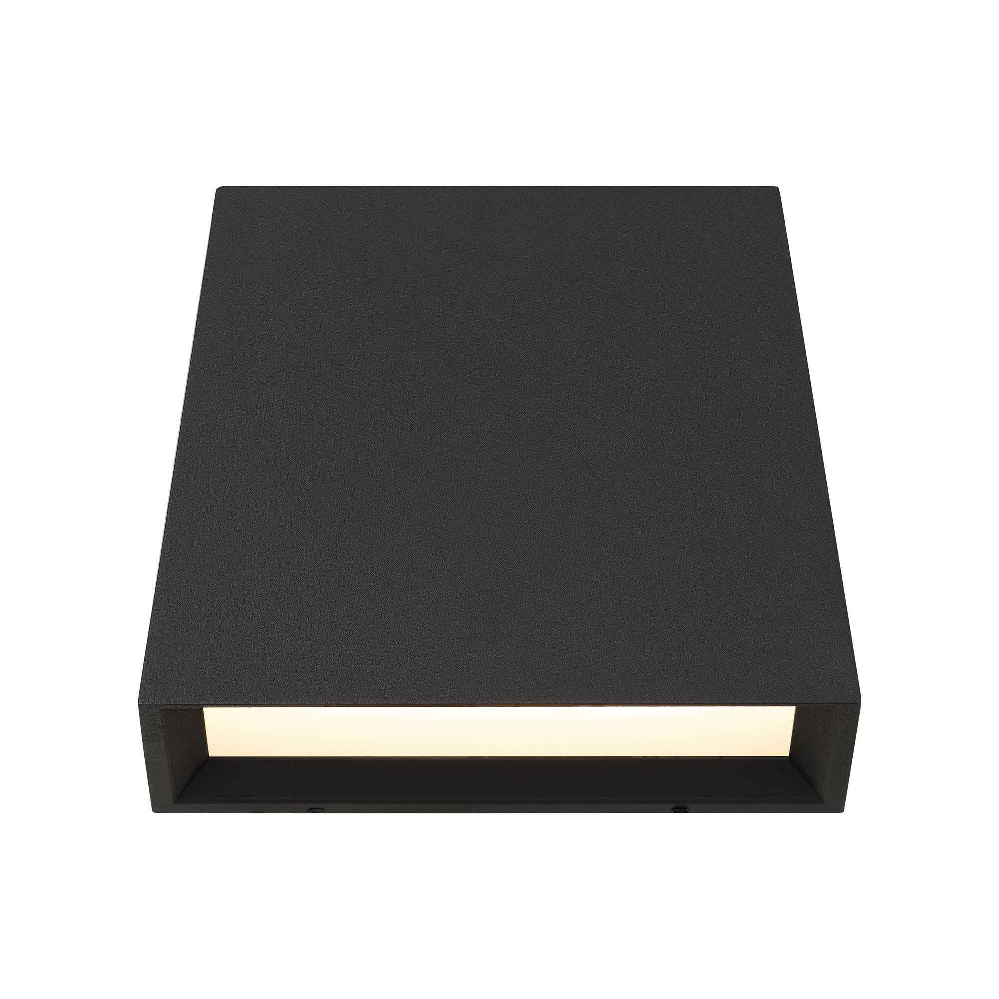 Alteck Fillet 5.25-Inch Black 3-CCT LED Outdoor Wall Light - AW0026-3CCT-W-BK - Product Image 3
