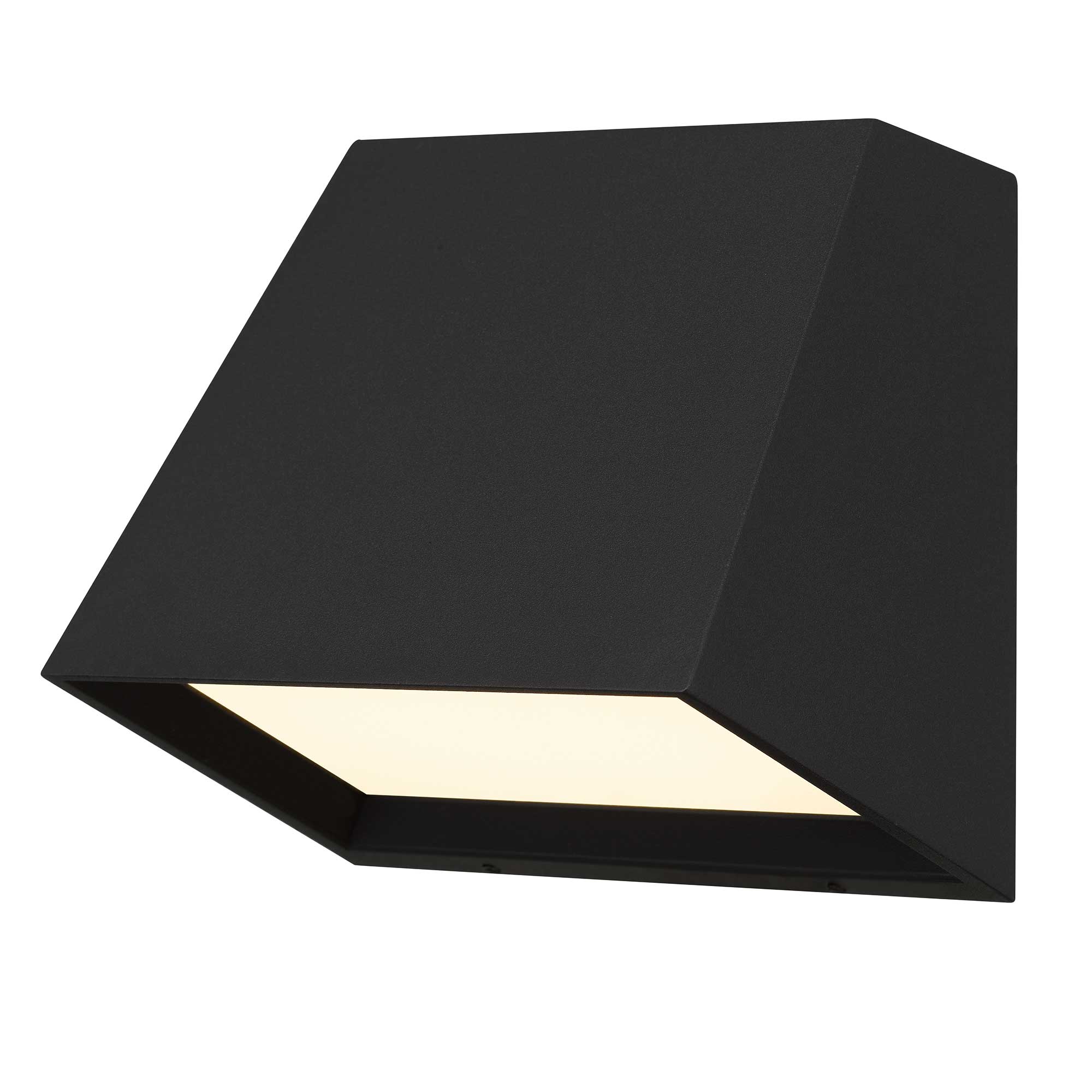 Alteck Fillet 5.25-Inch Black 3-CCT LED Outdoor Wall Light - AW0026-3CCT-W-BK - Product Image 5