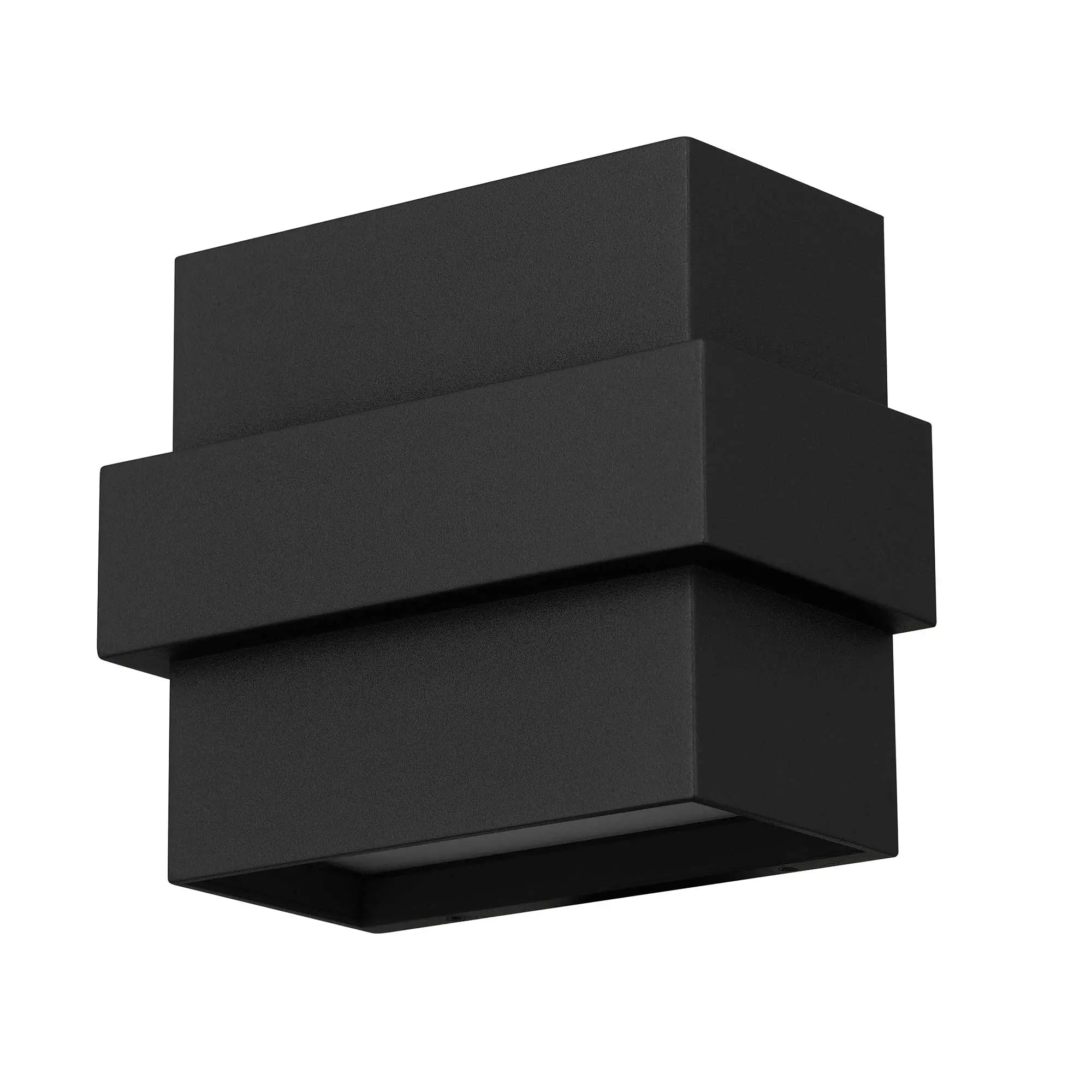 Alteck Summit 5-Inch Black 3-CCT LED Outdoor Wall Light - AW0027-3CCT-W-BK - Product Image 2