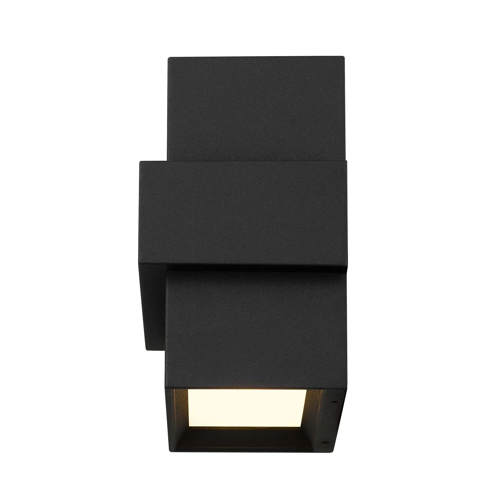 Alteck Summit 5-Inch Black 3-CCT LED Outdoor Wall Light - AW0027-3CCT-W-BK - Product Image 4