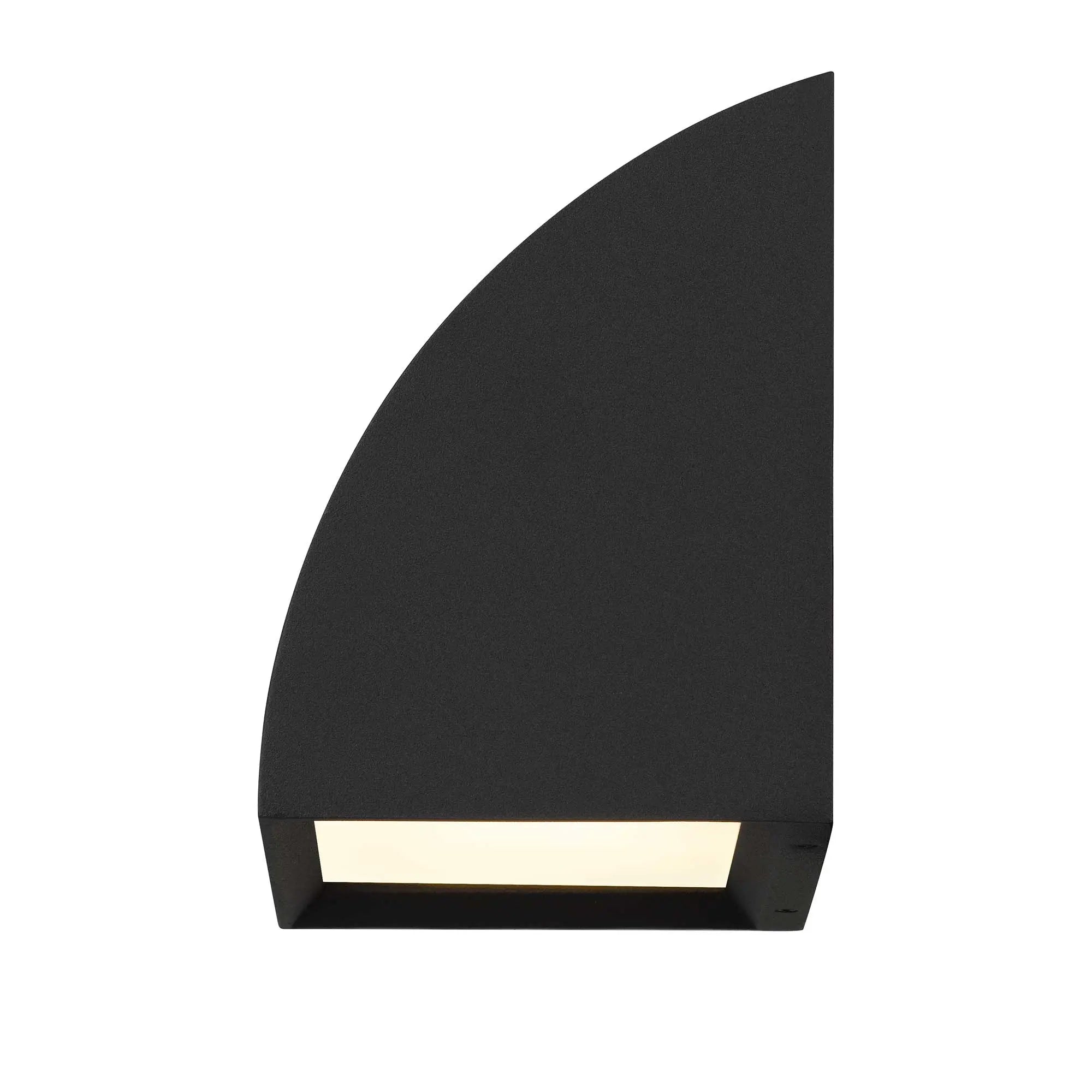 Alteck Slope 4.625-Inch Black 3-CCT LED Outdoor Wall Light - AW0029-3CCT-W-BK - Product Image 4