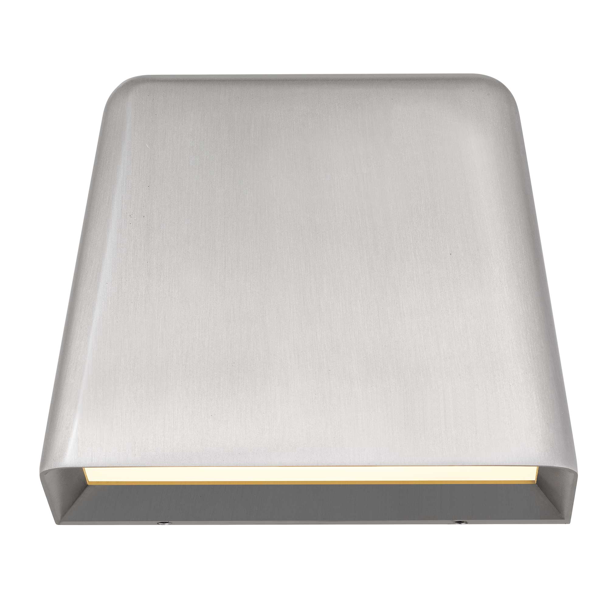 Alteck Bull 4.625-Inch Brushed Aluminum 3-CCT LED Outdoor Wall Light - AW0031-3CCT-W-BA - Product Image 3