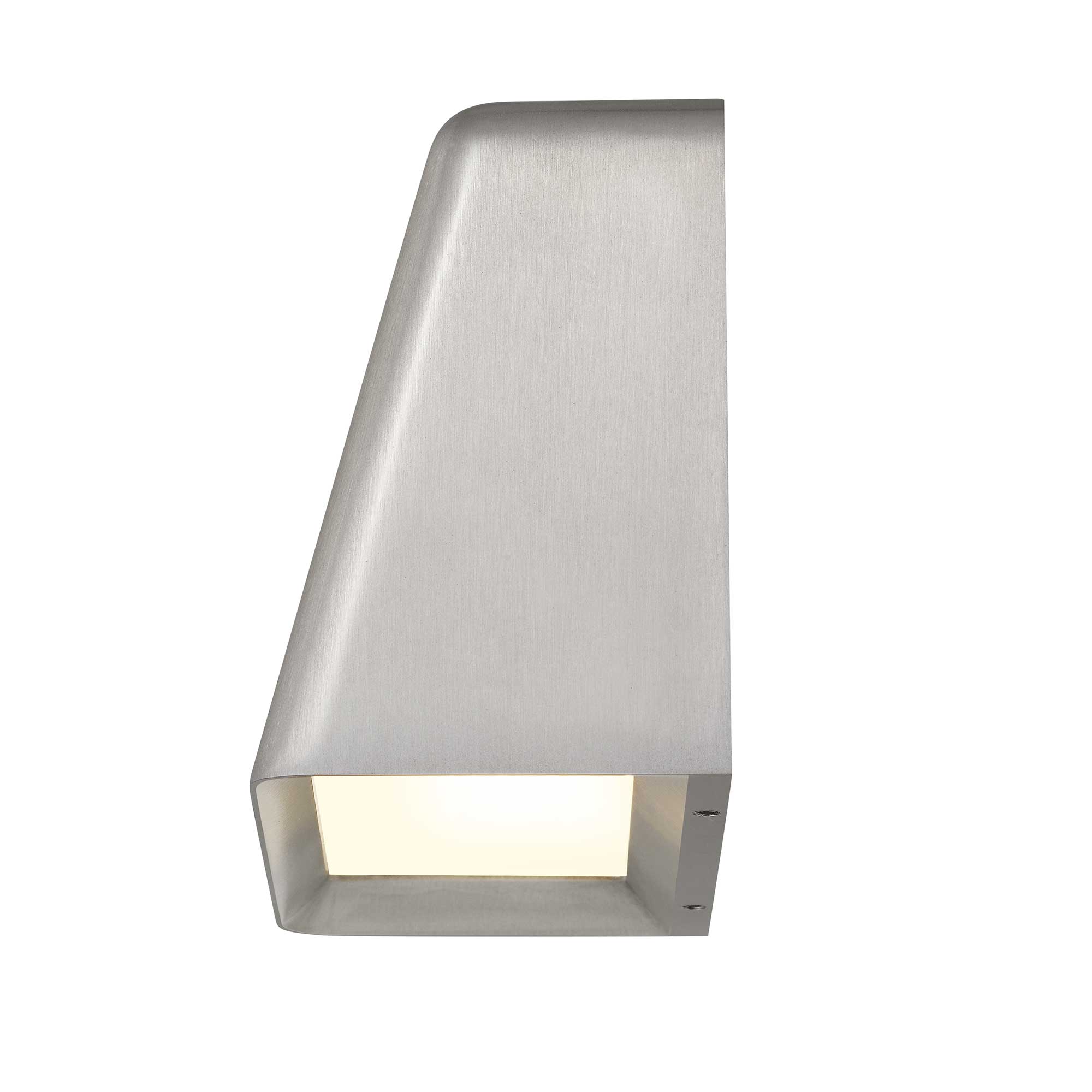 Alteck Bull 4.625-Inch Brushed Aluminum 3-CCT LED Outdoor Wall Light - AW0031-3CCT-W-BA - Product Image 4