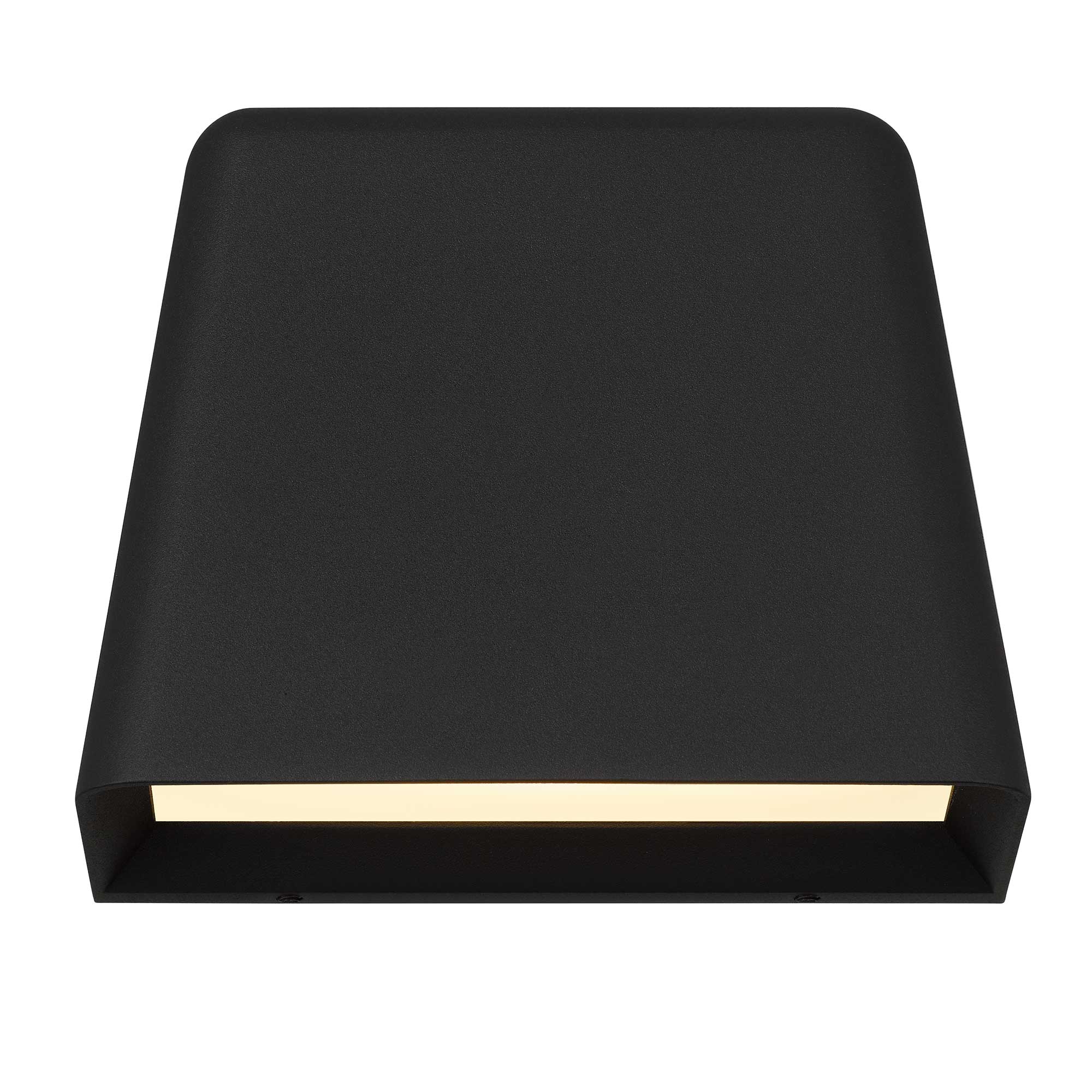 Alteck Bull 4.625-Inch Black 3-CCT LED Outdoor Wall Light - AW0031-3CCT-W-BK - Product Image 3