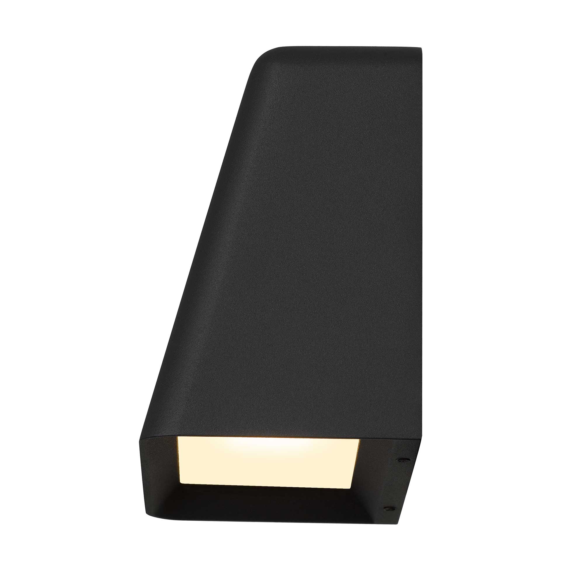 Alteck Bull 4.625-Inch Black 3-CCT LED Outdoor Wall Light - AW0031-3CCT-W-BK - Product Image 4