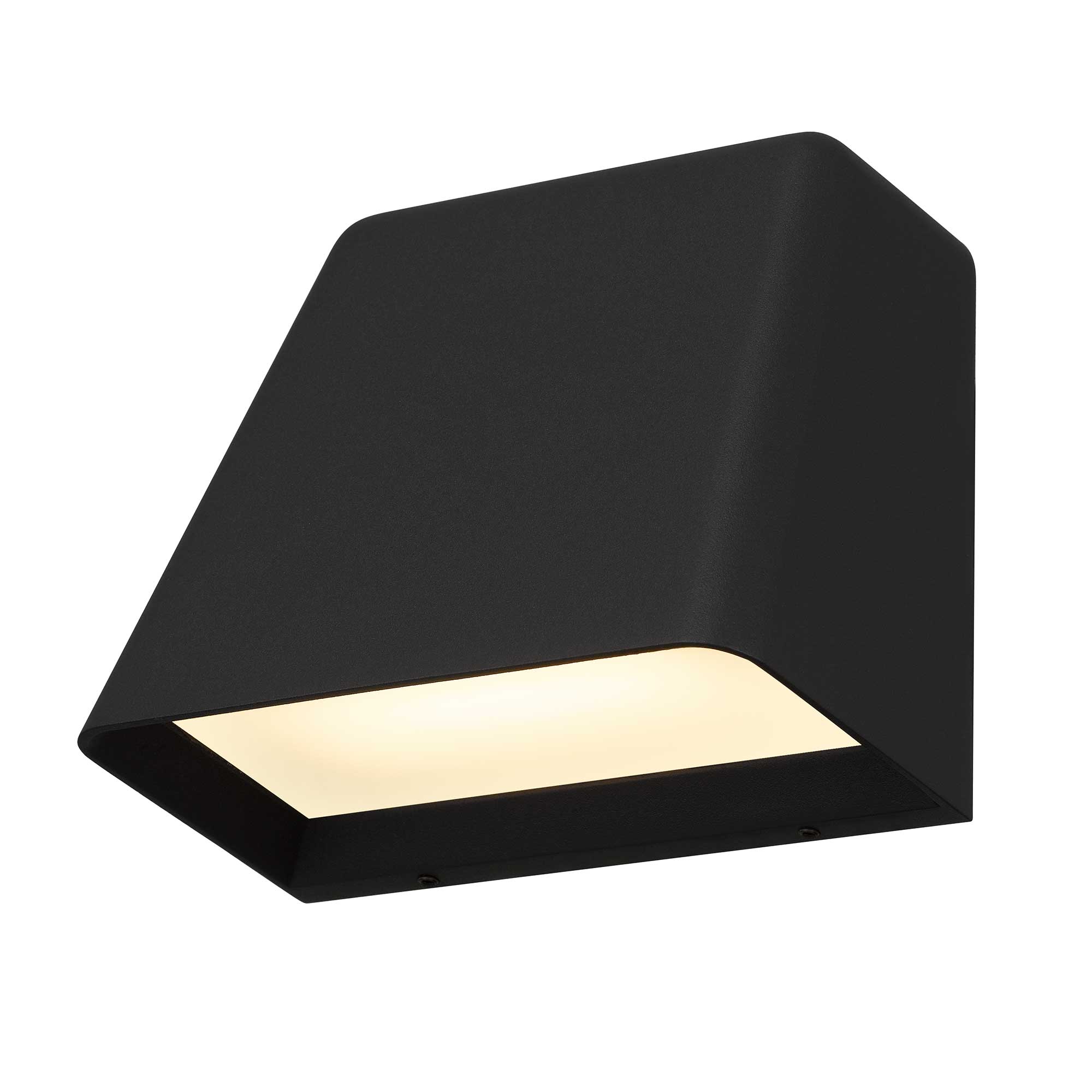 Alteck Bull 4.625-Inch Black 3-CCT LED Outdoor Wall Light - AW0031-3CCT-W-BK - Product Image 5