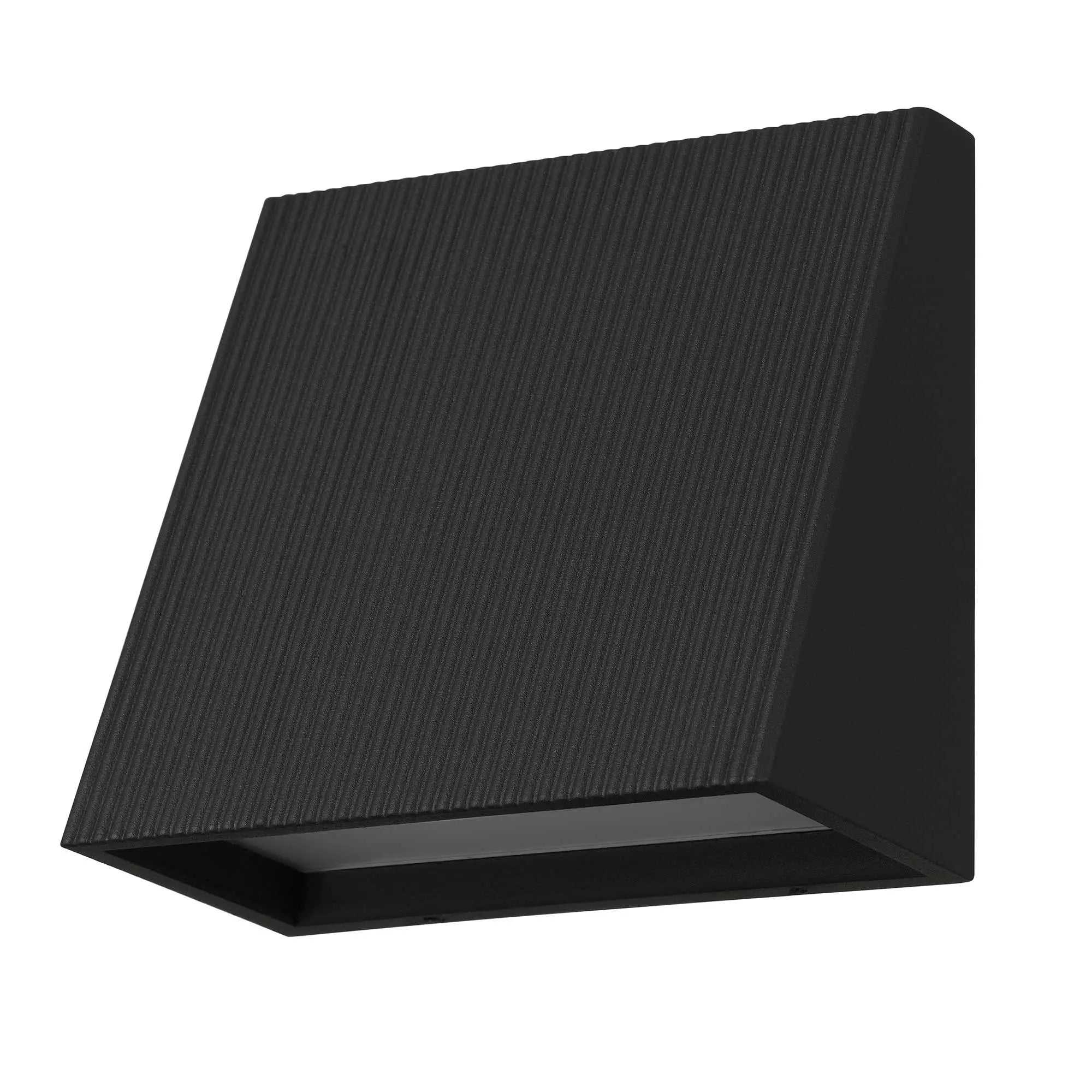 Alteck Slant 5-Inch Black 3-CCT LED Outdoor Wall Light - AW0032-3CCT-W-BK - Product Image 2