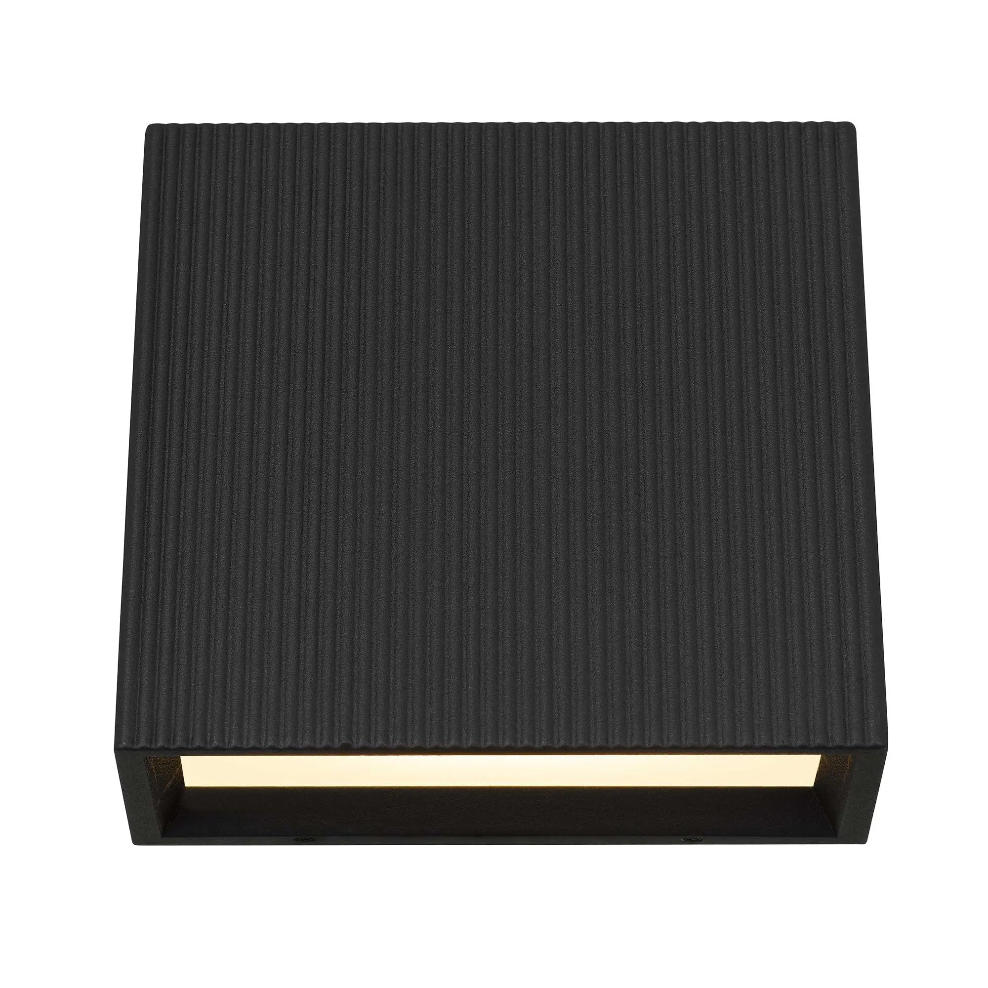 Alteck Slant 5-Inch Black 3-CCT LED Outdoor Wall Light - AW0032-3CCT-W-BK - Product Image 3