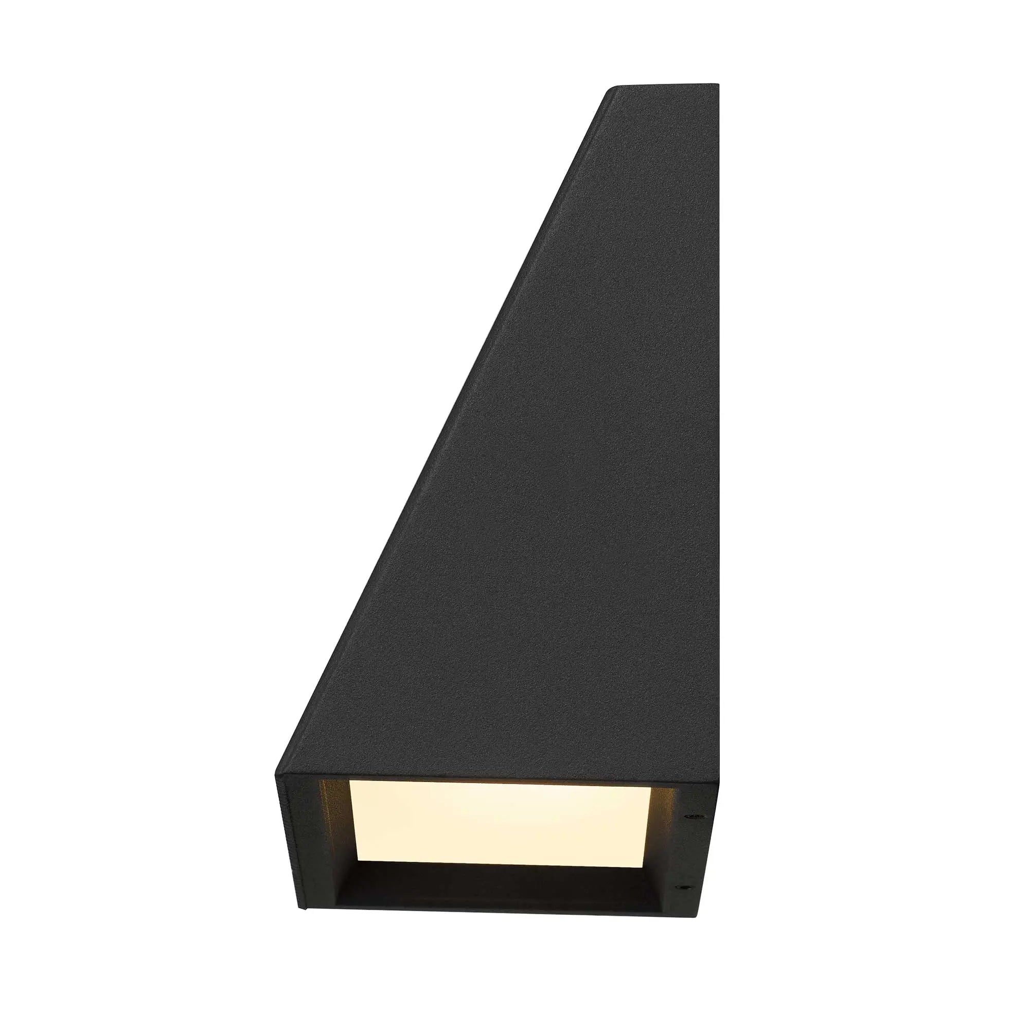 Alteck Slant 5-Inch Black 3-CCT LED Outdoor Wall Light - AW0032-3CCT-W-BK - Product Image 4