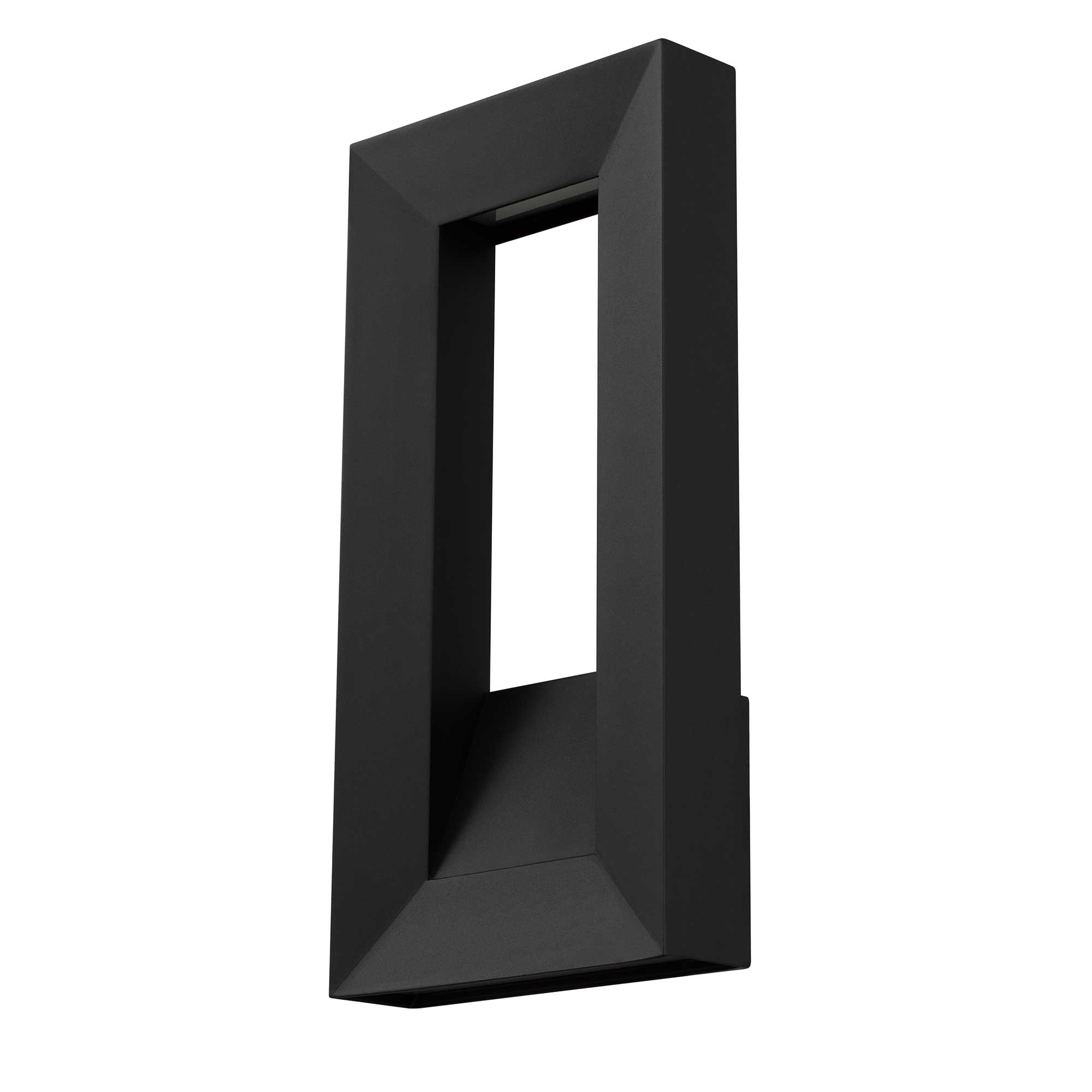 Alteck Paletto 16-Inch Black 3-CCT LED Outdoor Wall Light - AW0033-3CCT-W-BK - Product Image 2