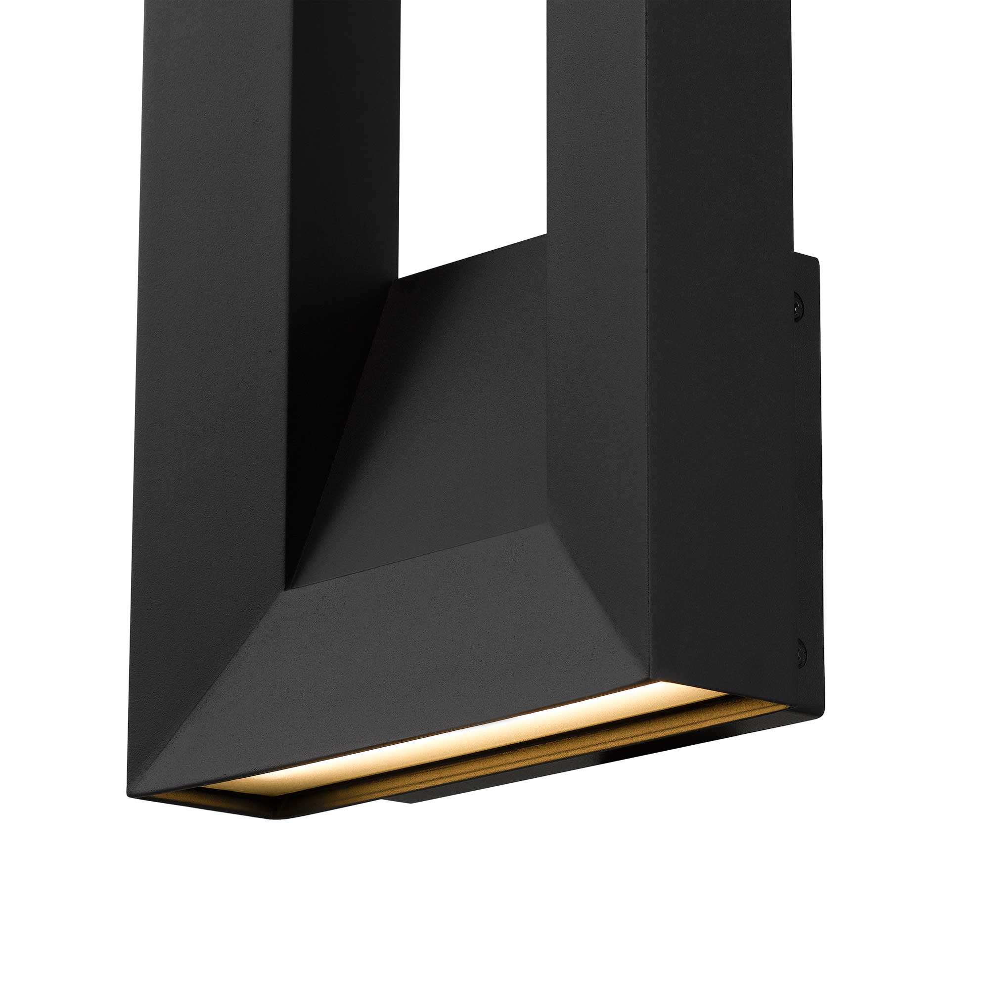 Alteck Paletto 16-Inch Black 3-CCT LED Outdoor Wall Light - AW0033-3CCT-W-BK - Product Image 5