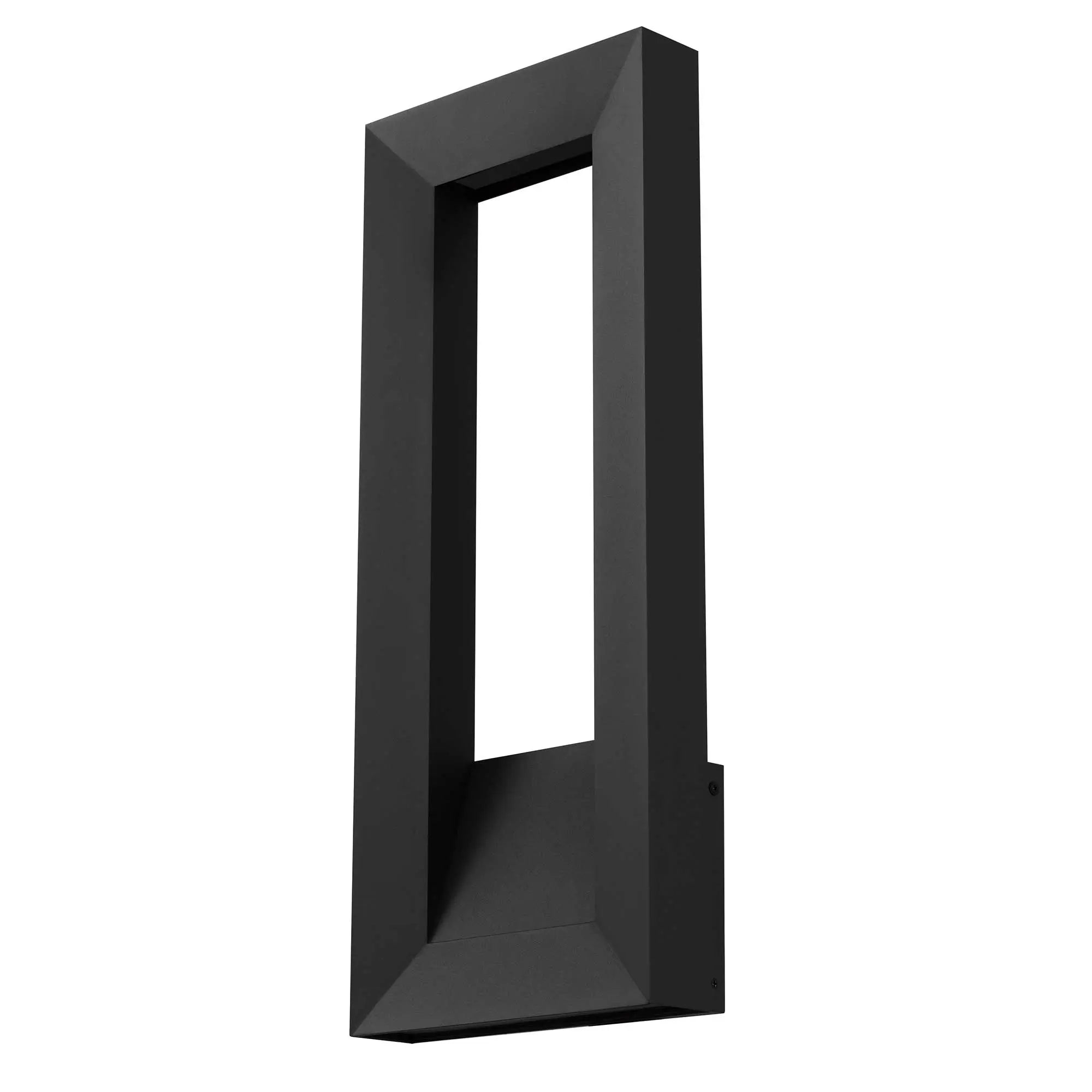 Alteck Paletto 22-Inch Black 3-CCT LED Outdoor Wall Light - AW0034-3CCT-W-BK - Product Image 2