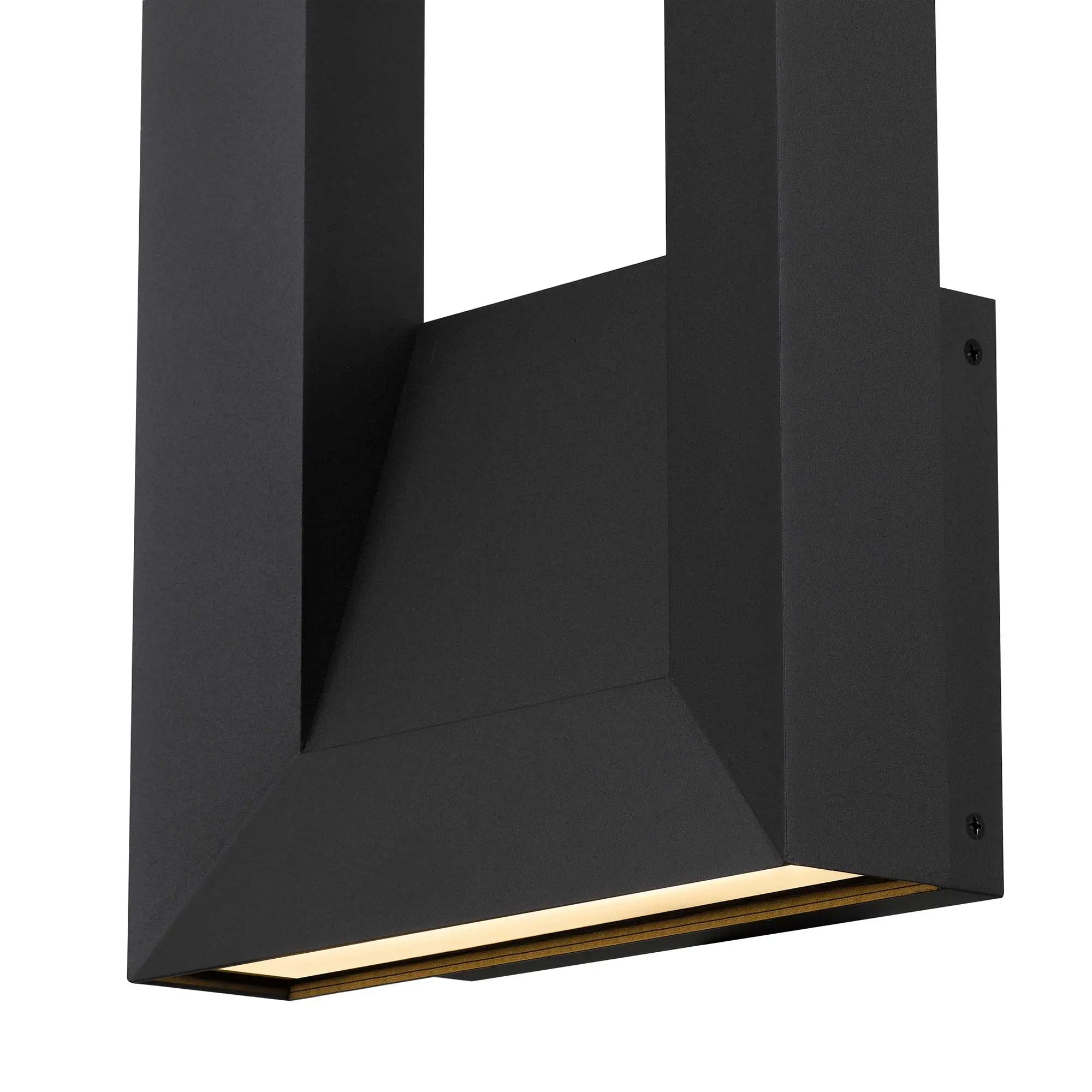 Alteck Paletto 22-Inch Black 3-CCT LED Outdoor Wall Light - AW0034-3CCT-W-BK - Product Image 5