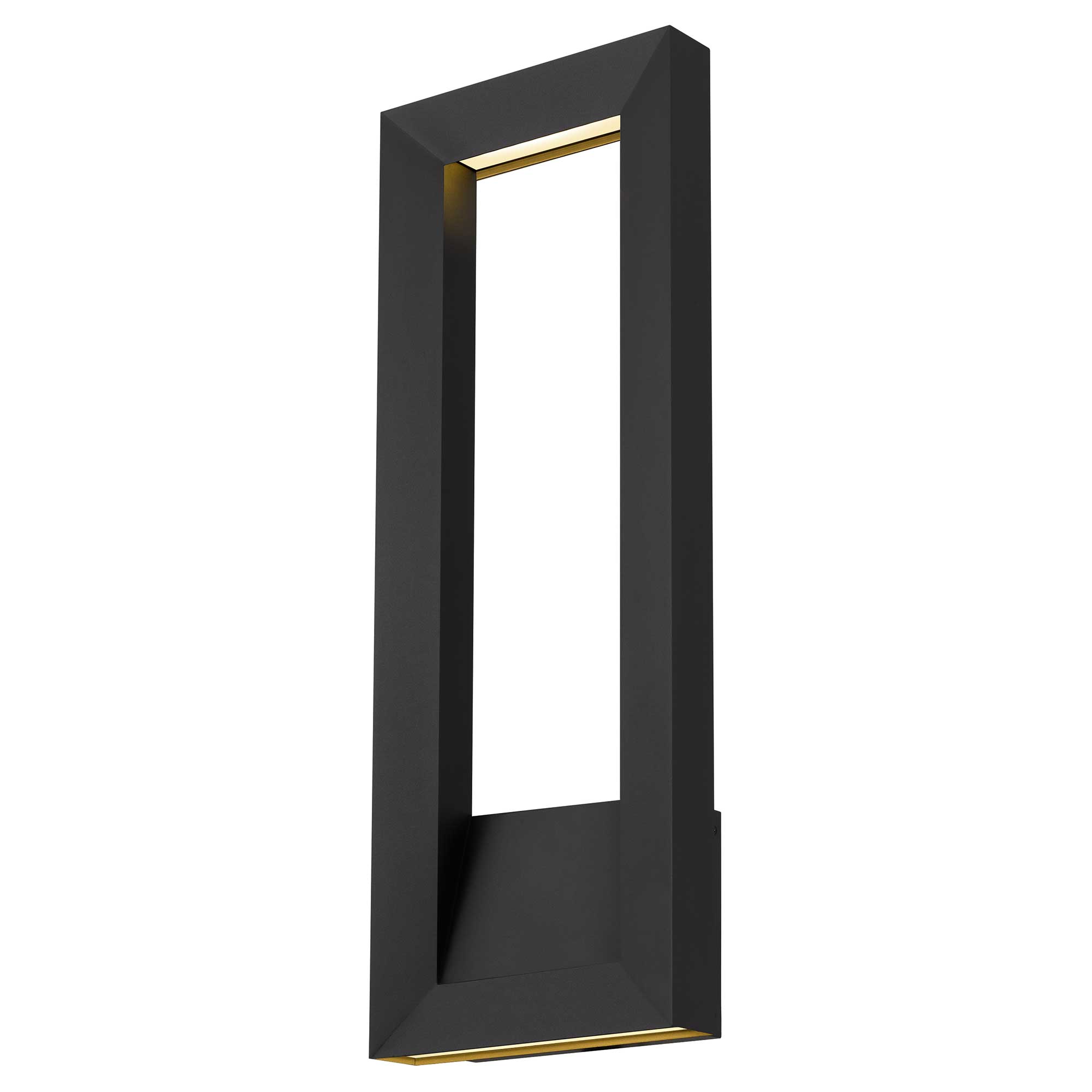 Alteck Paletto 28-Inch Black 3-CCT LED Outdoor Wall Light - AW0035-3CCT-W-BK