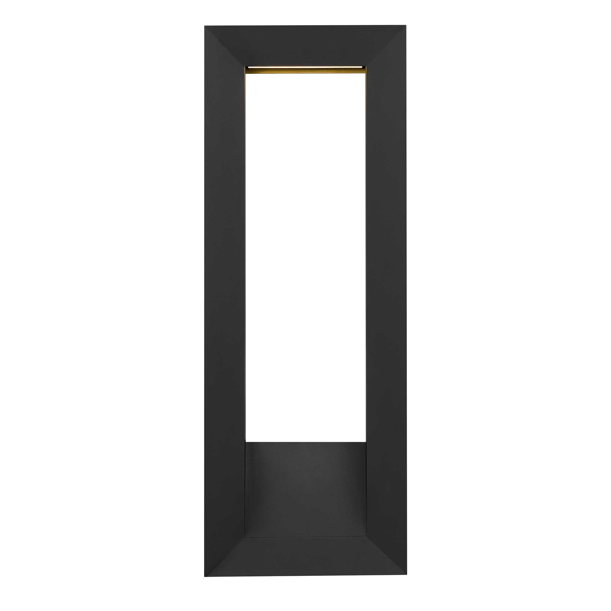 Alteck Paletto 28-Inch Black 3-CCT LED Outdoor Wall Light - AW0035-3CCT-W-BK - Product Image 3