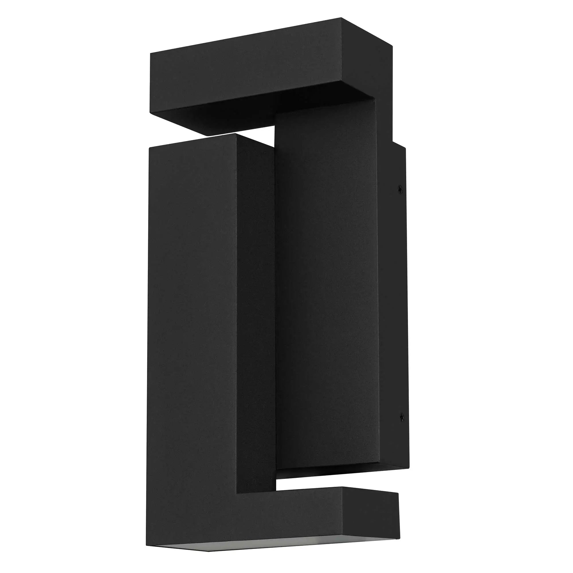 Alteck Dance 11.25-Inch Black 3-CCT LED Outdoor Wall Light - AW0036-3CCT-W-BK - Product Image 2